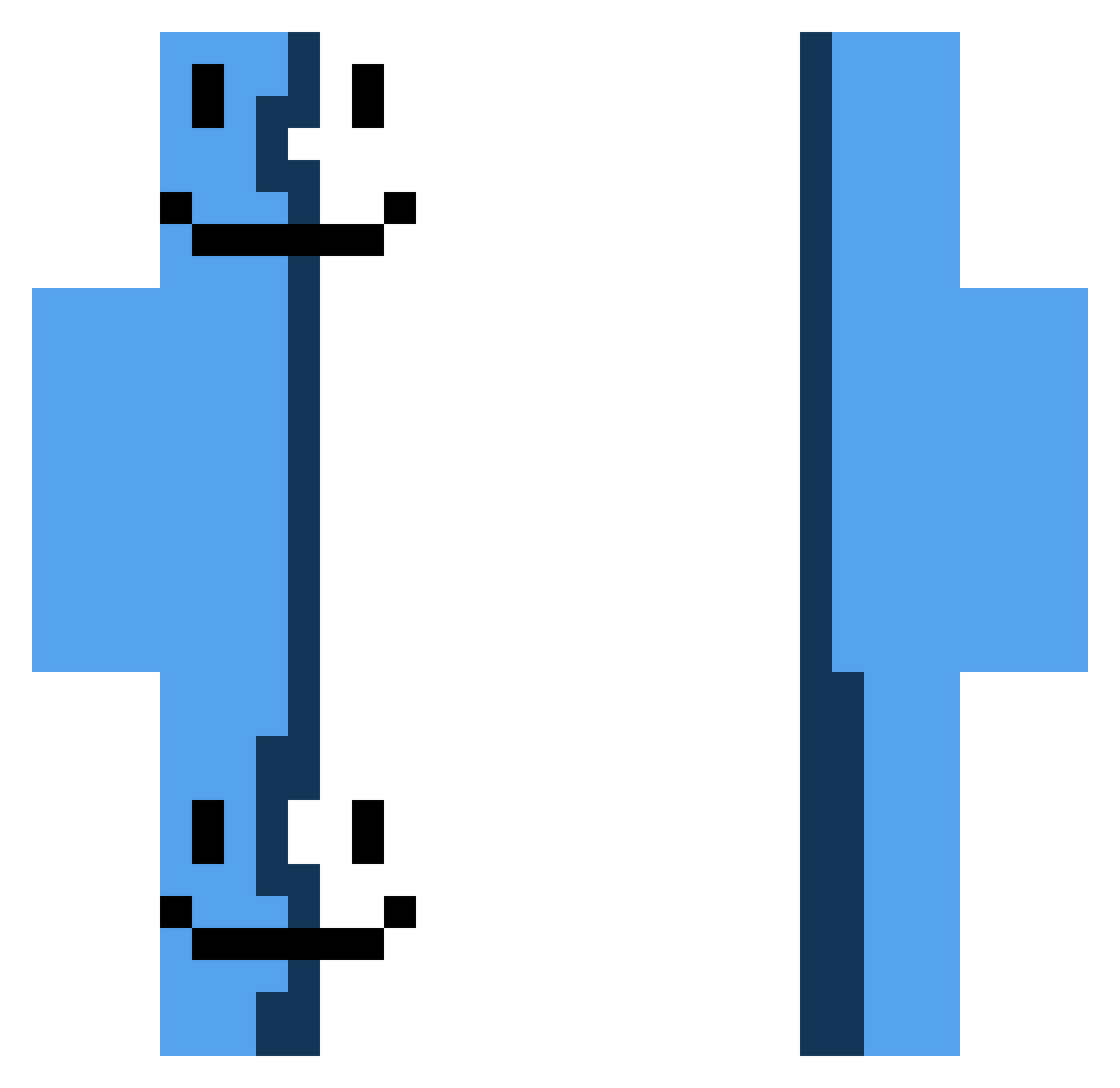 YungMacintosh Minecraft skin, front and back view