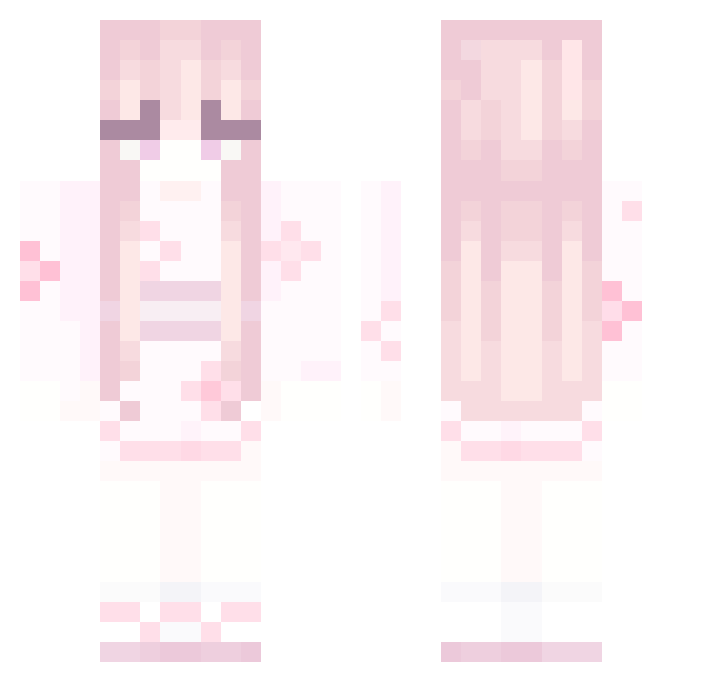 HaNyang__ Minecraft skin, front and back view