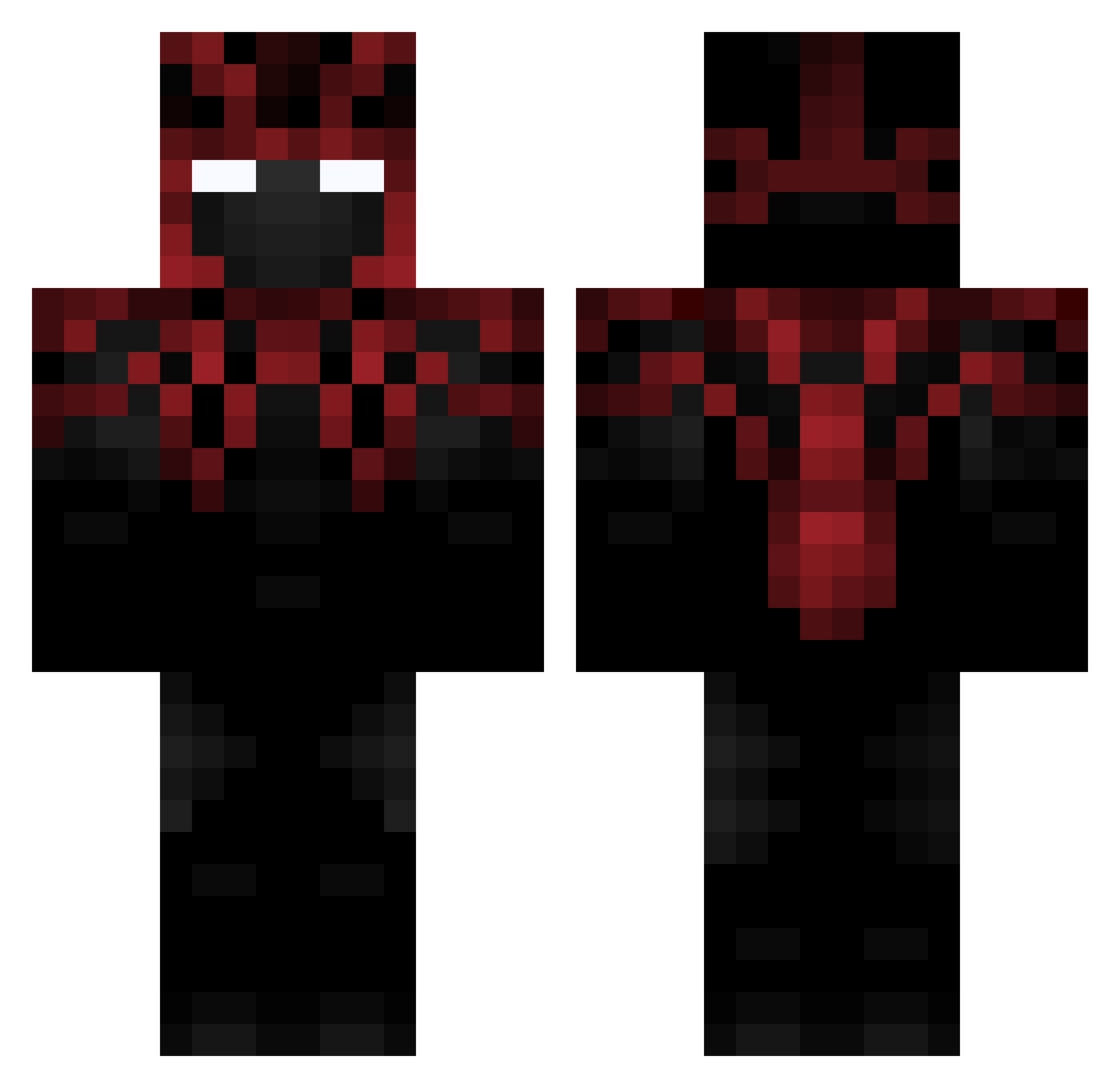team_poland Minecraft skin, front and back view