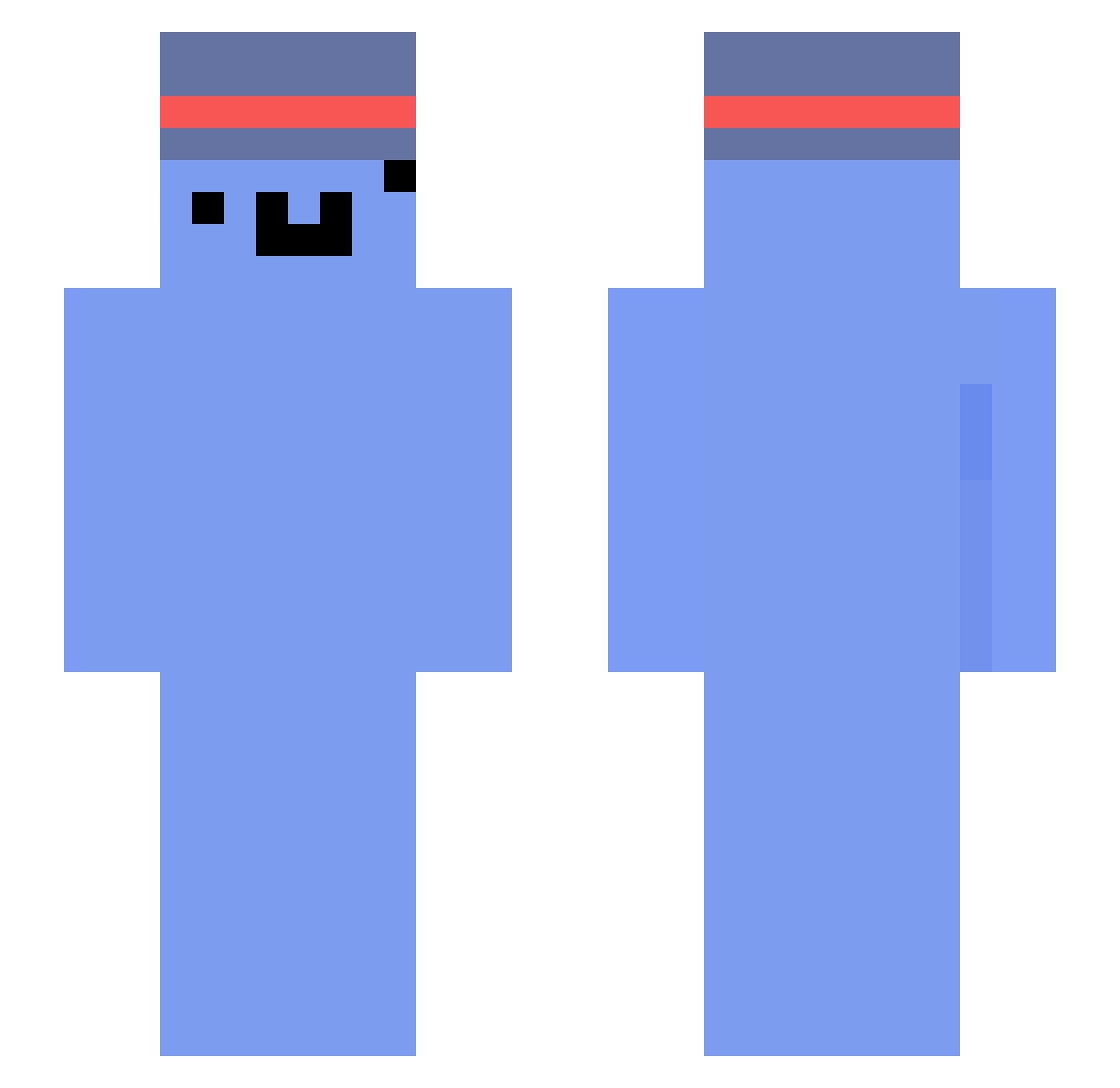 tiago0p Minecraft skin, front and back view