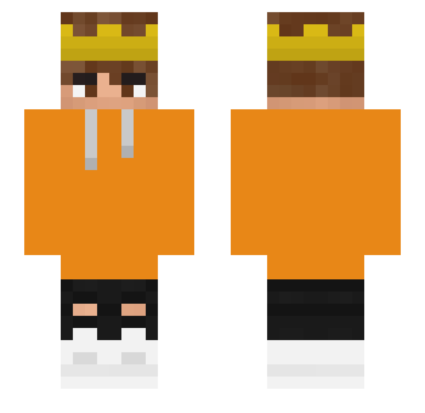 vRiinQz Minecraft skin, front and back view