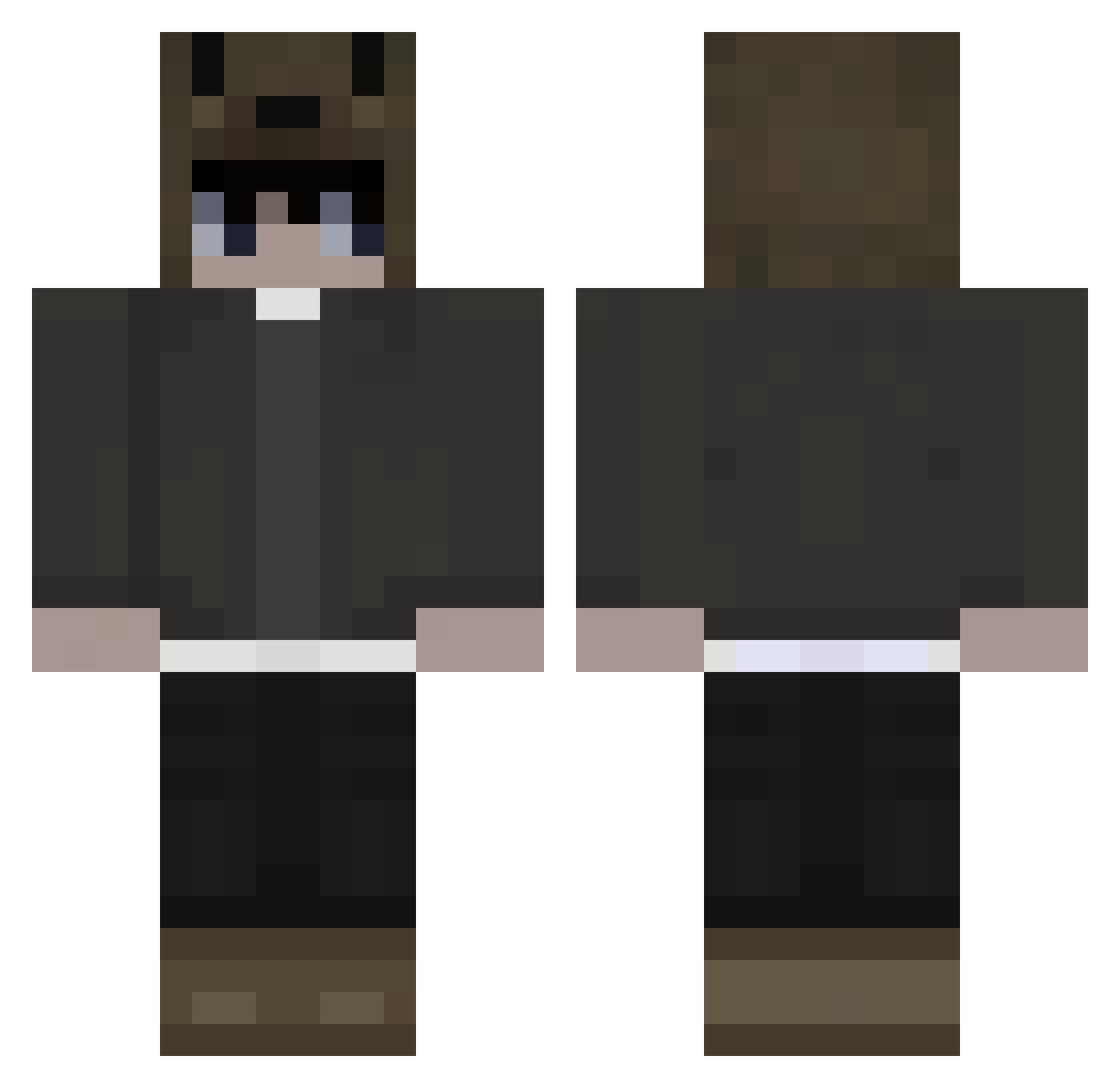 Szelesii Minecraft skin, front and back view