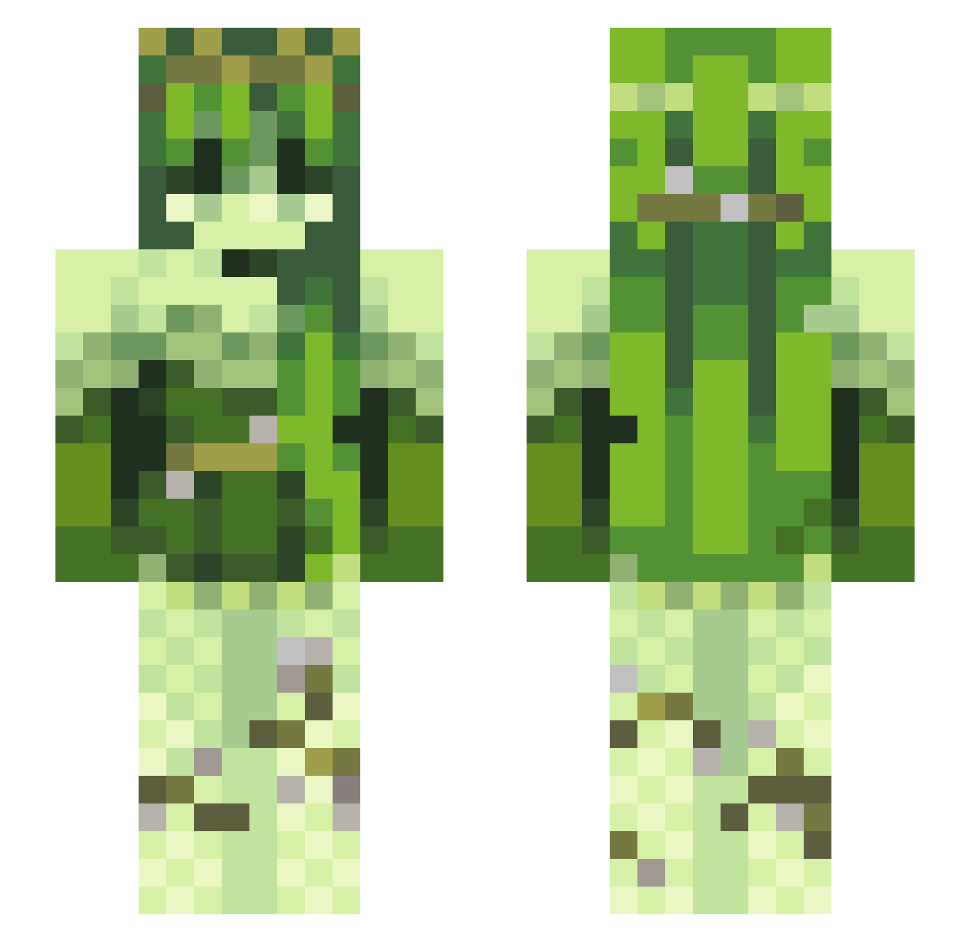 Furkan4545 Minecraft skin, front and back view