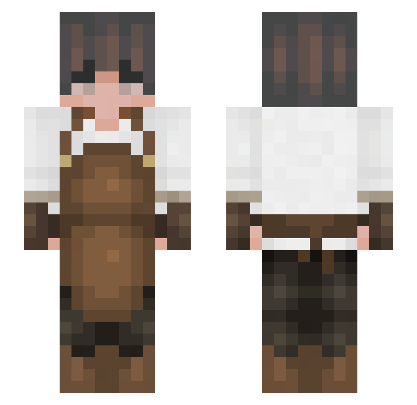 NotTommy96 Minecraft skin, front and back view