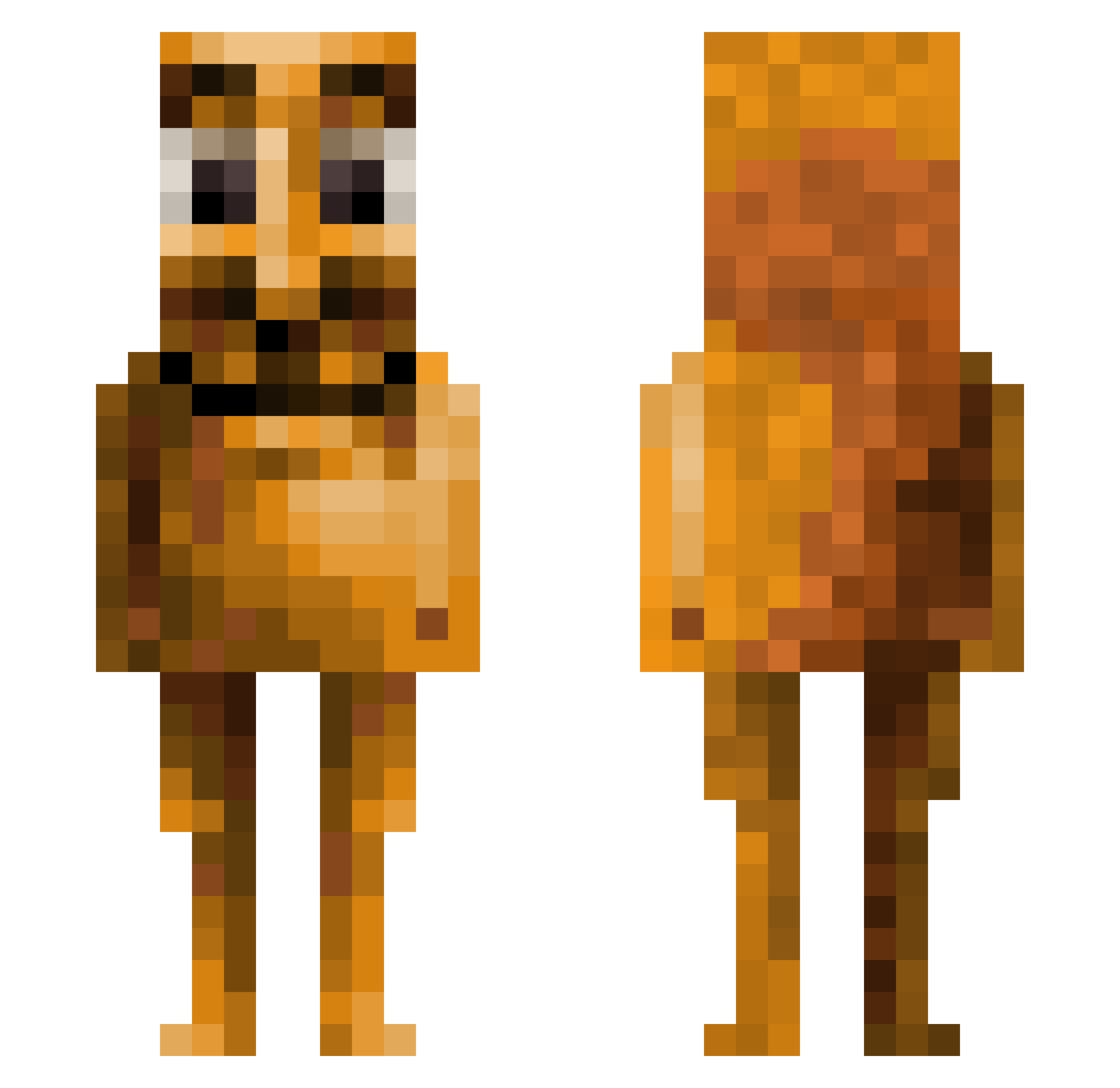 wittyturtle793 Minecraft skin, front and back view