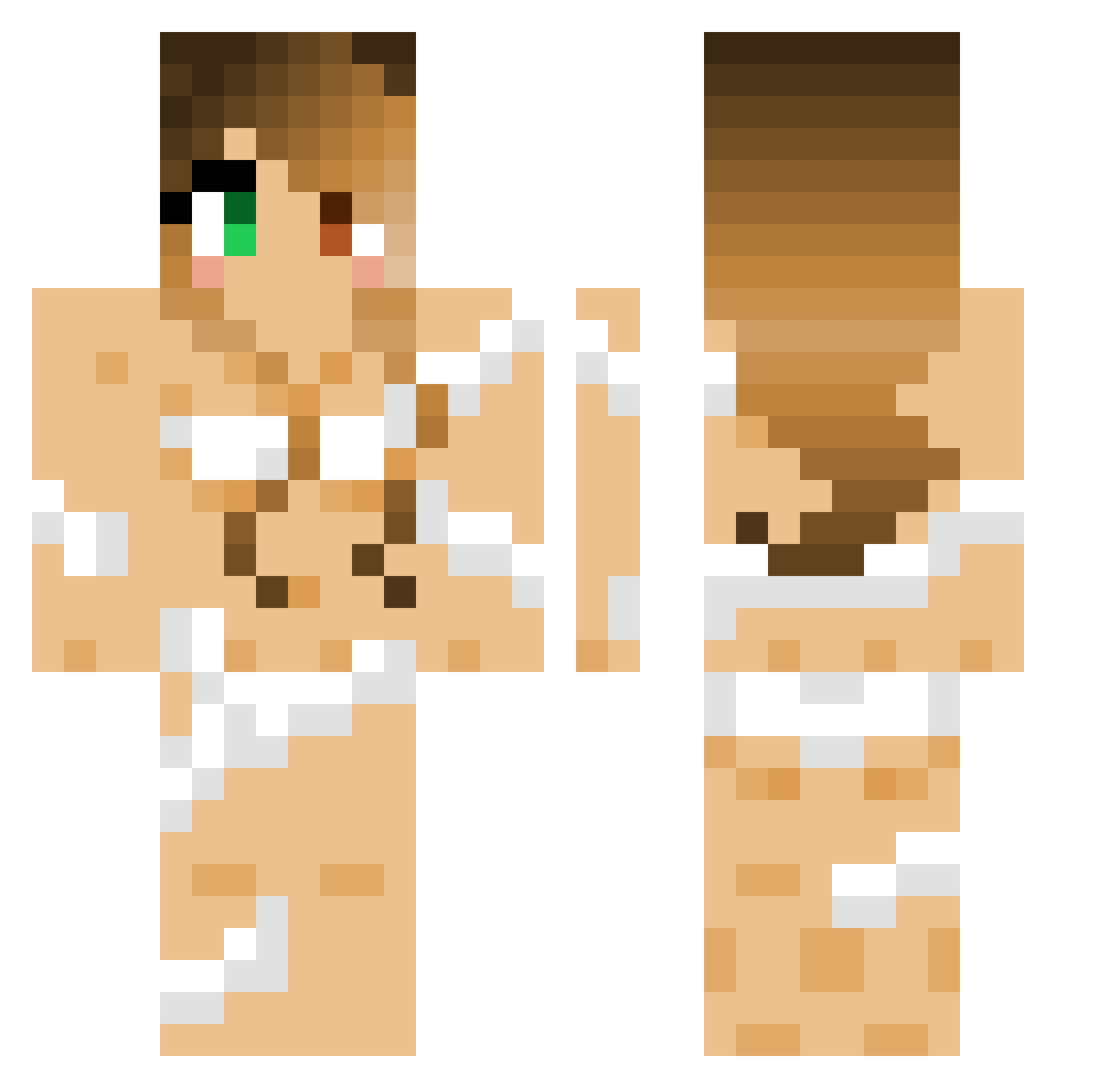 TheeLordTachanka Minecraft skin, front and back view
