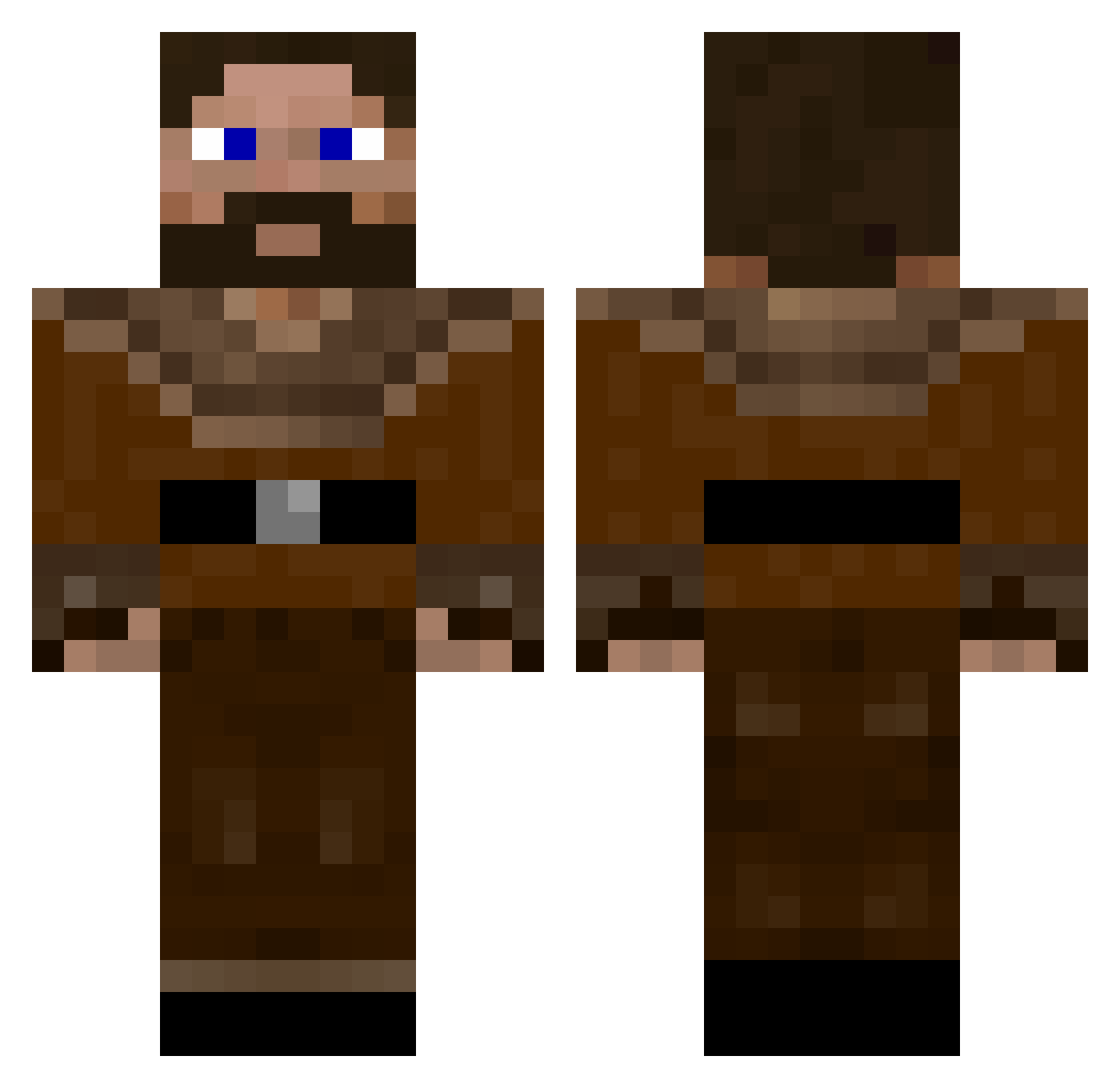 tonnygamer99 Minecraft skin, front and back view