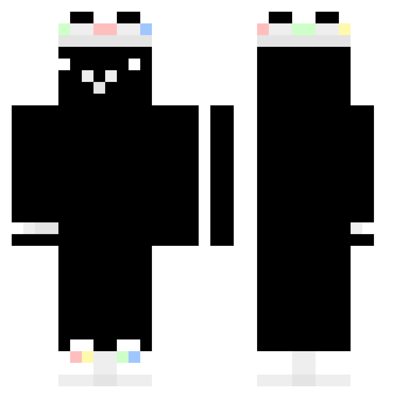 umarjni Minecraft skin, front and back view