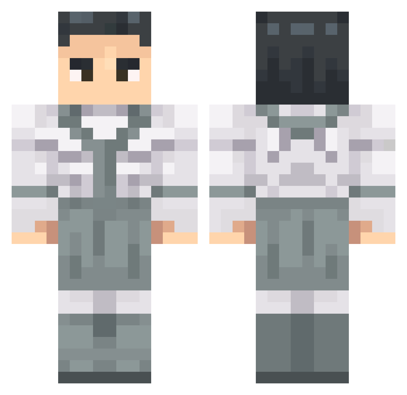 GoonMaster_67 Minecraft skin, front and back view