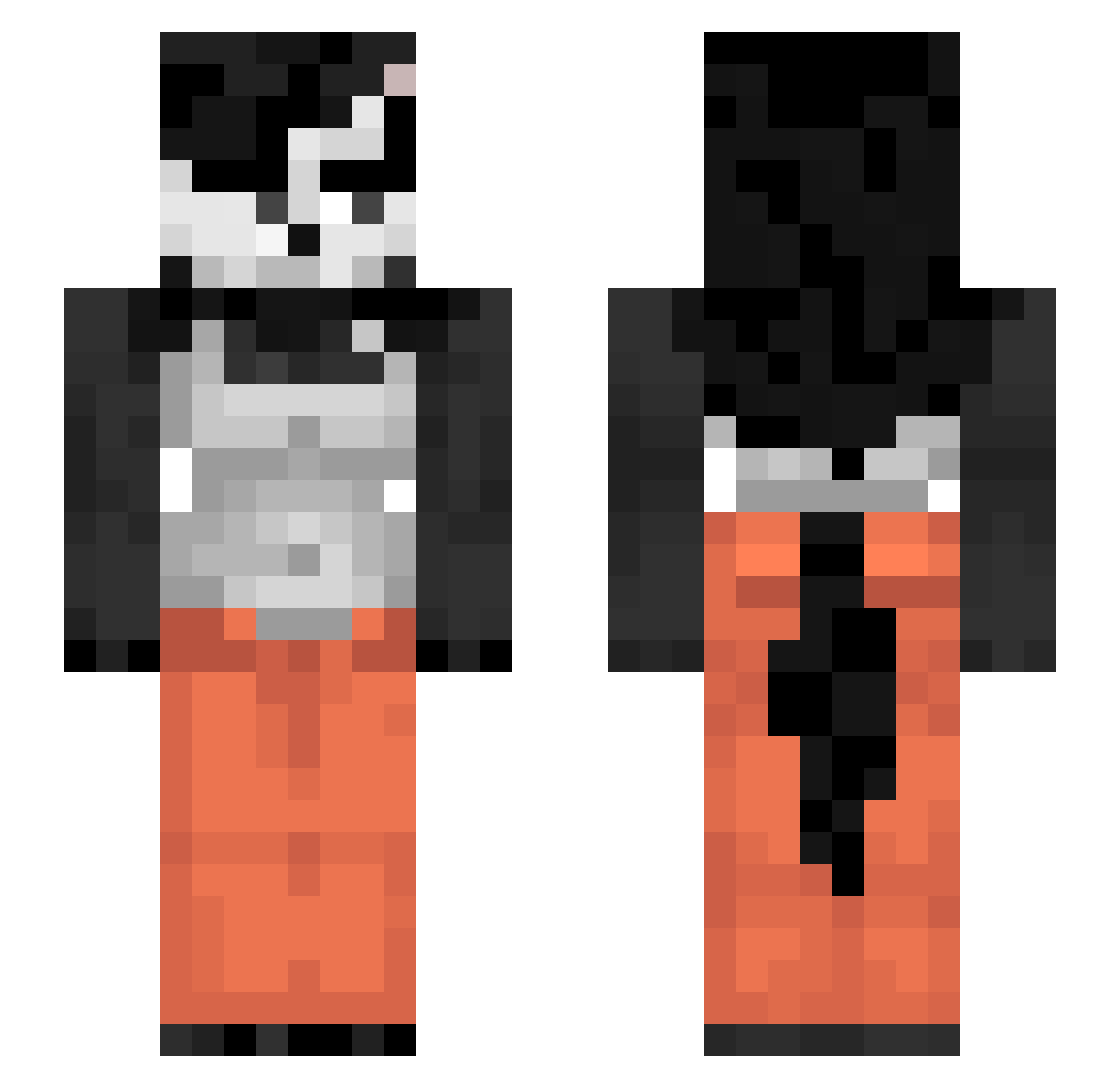 Ashley_the_cute Minecraft skin, front and back view