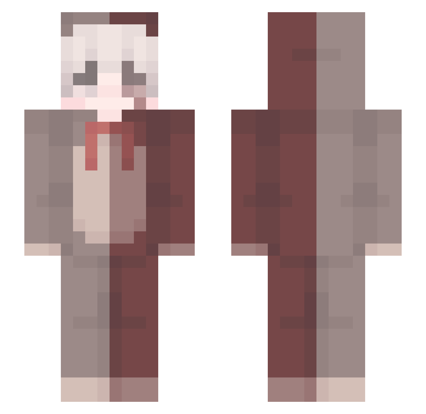 Dankftm_ Minecraft skin, front and back view