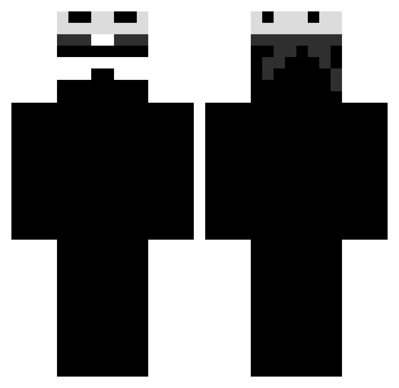 Daisho_1 Minecraft skin, front and back view