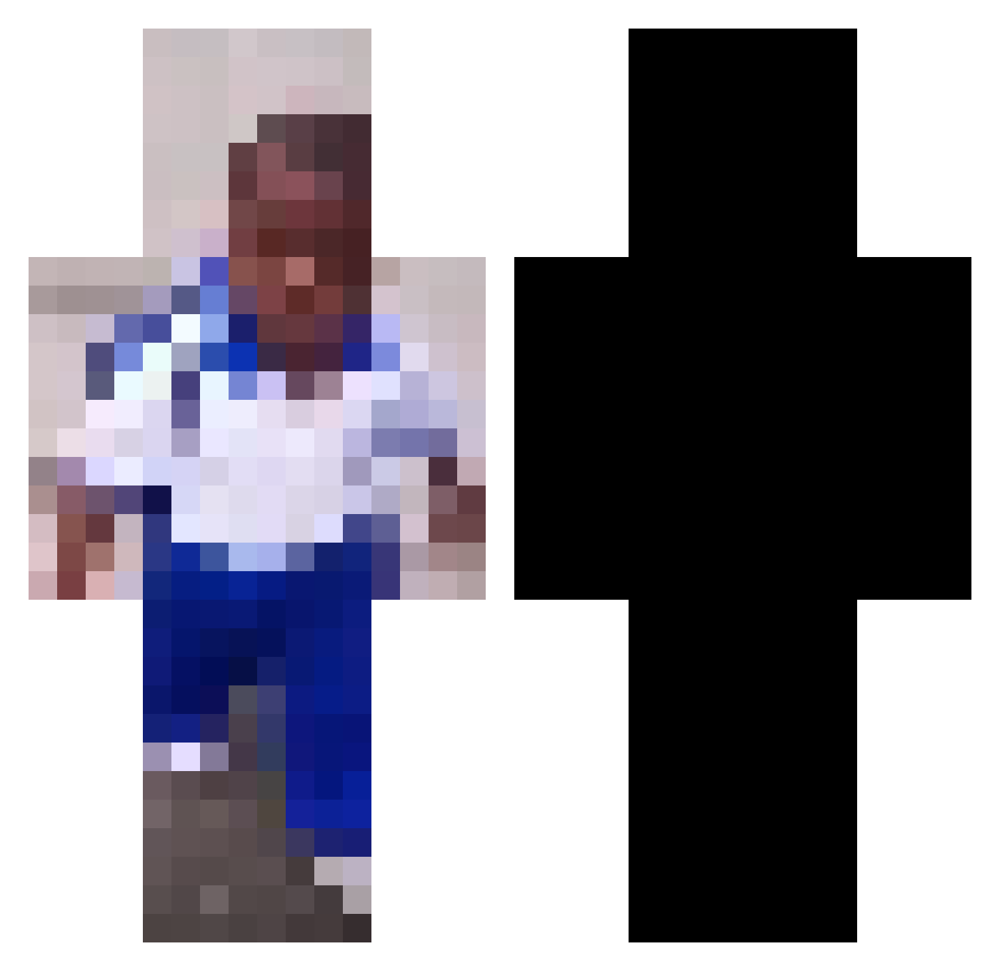 rodiziomaroto_ Minecraft skin, front and back view