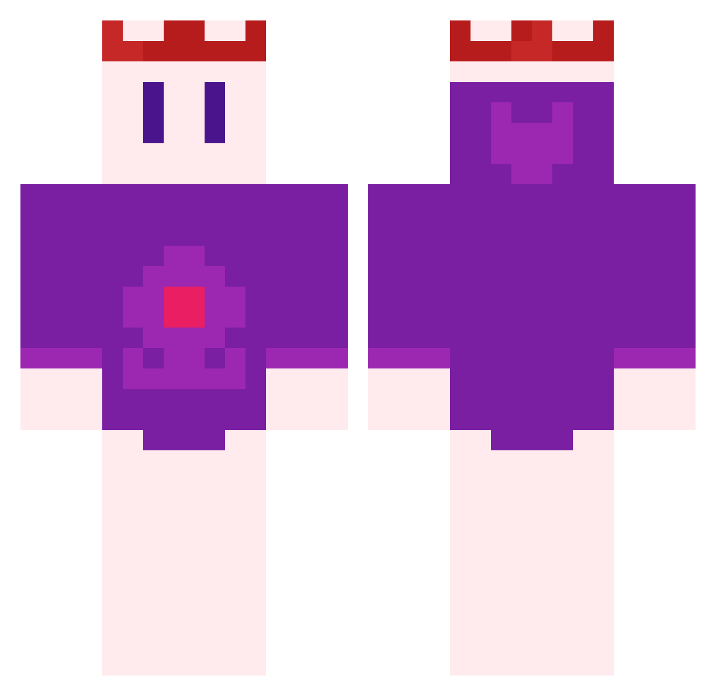 minecraft05820 Minecraft skin, front and back view