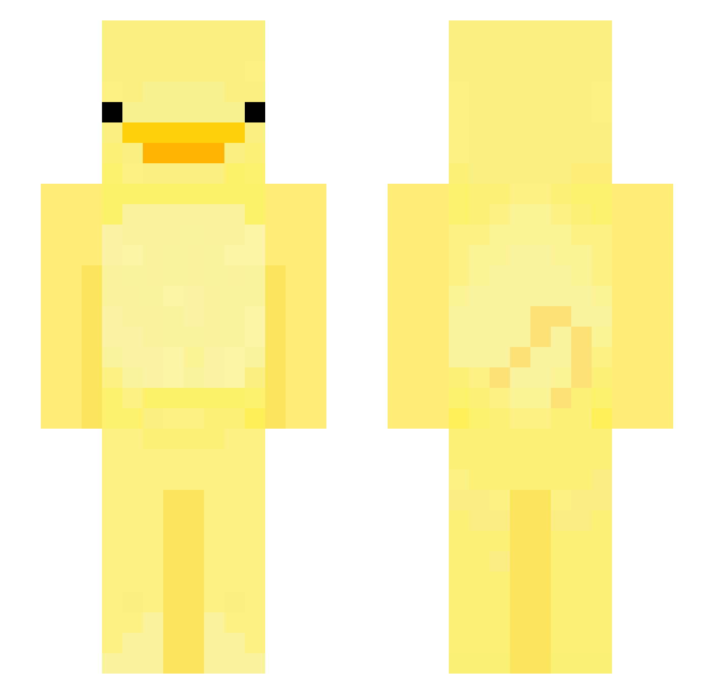 Smoli1337 Minecraft skin, front and back view