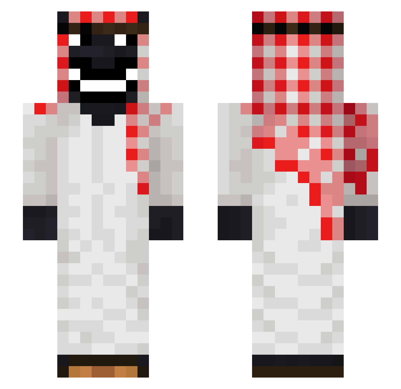Skycron_Edge_ul2 Minecraft skin, front and back view