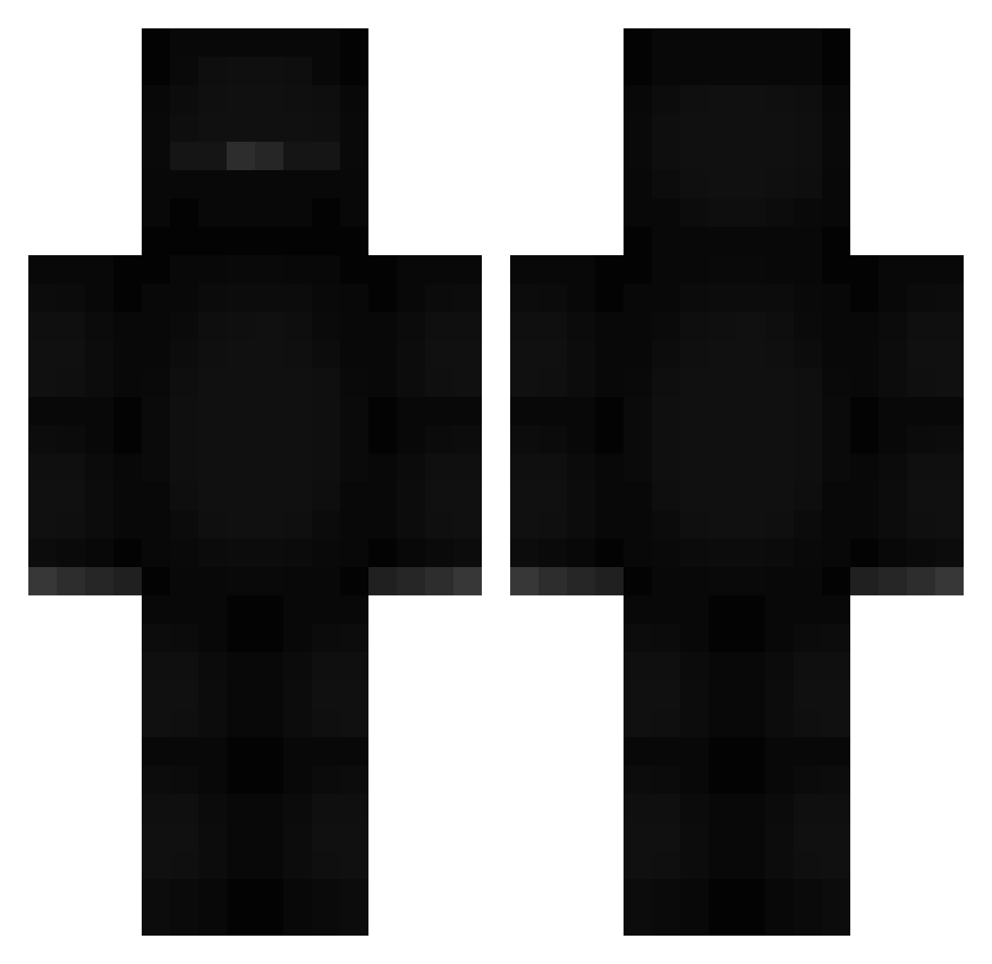 DRIIZZYz Minecraft skin, front and back view