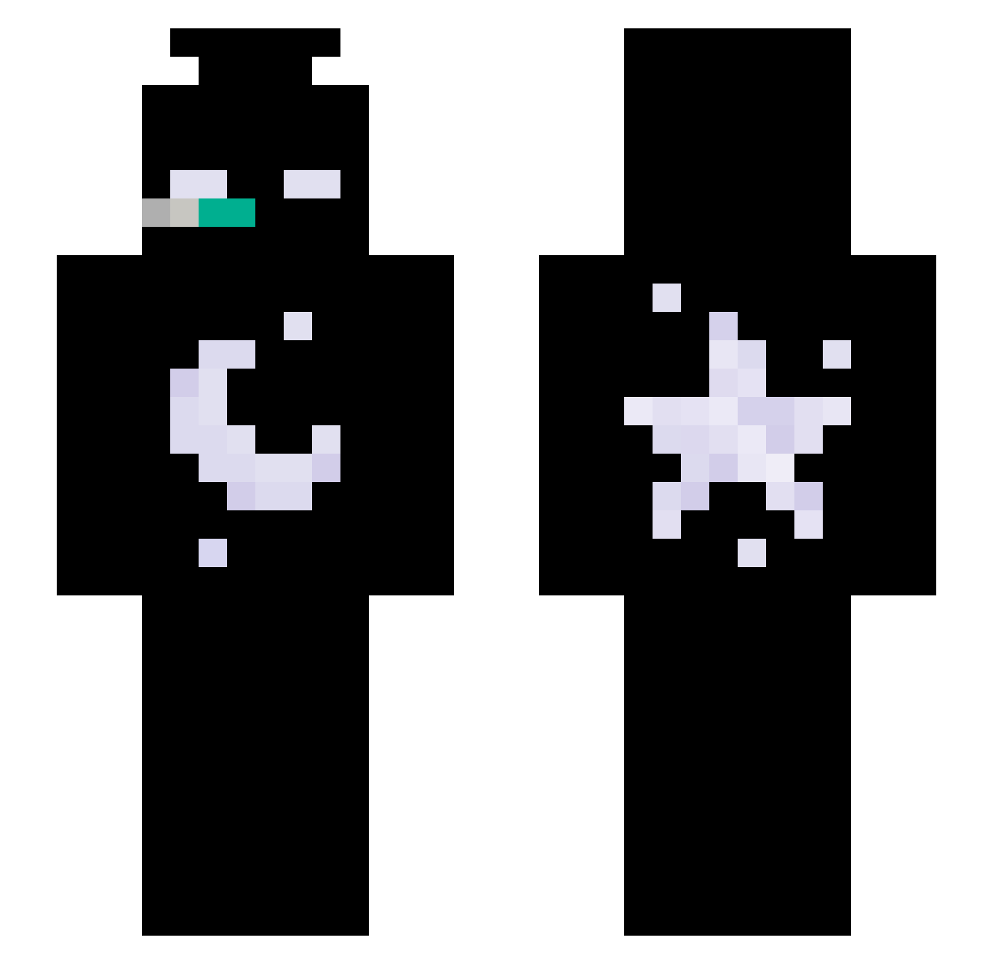 fra5isco Minecraft skin, front and back view