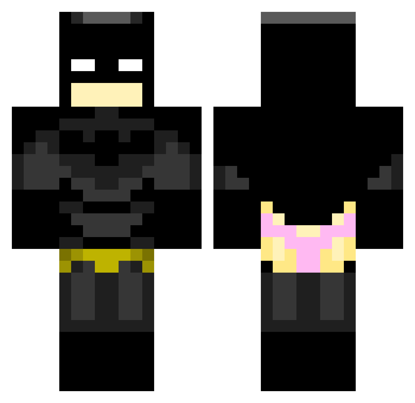 WelshSpartan Minecraft skin, front and back view