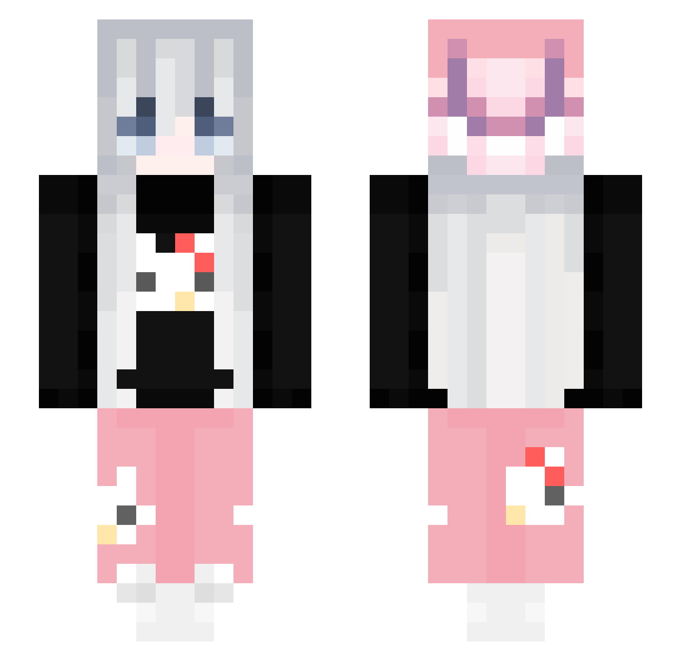 zDanniii_ Minecraft skin, front and back view