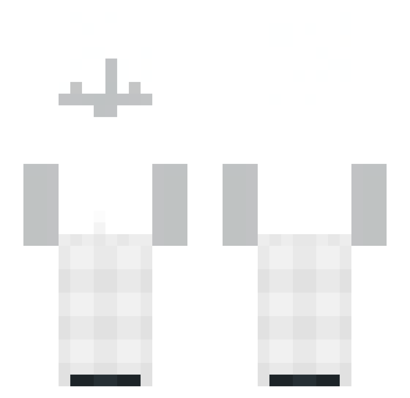 Revixzmc Minecraft skin, front and back view