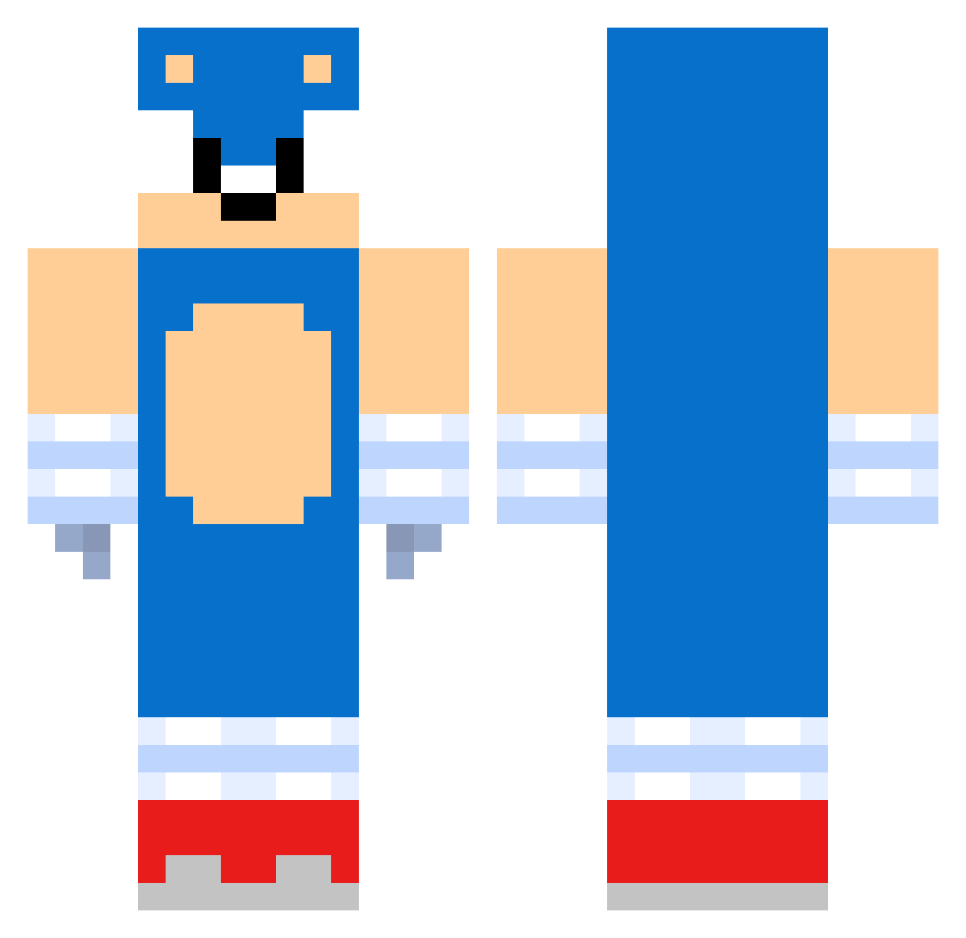 AgedBarbecue928 Minecraft skin, front and back view