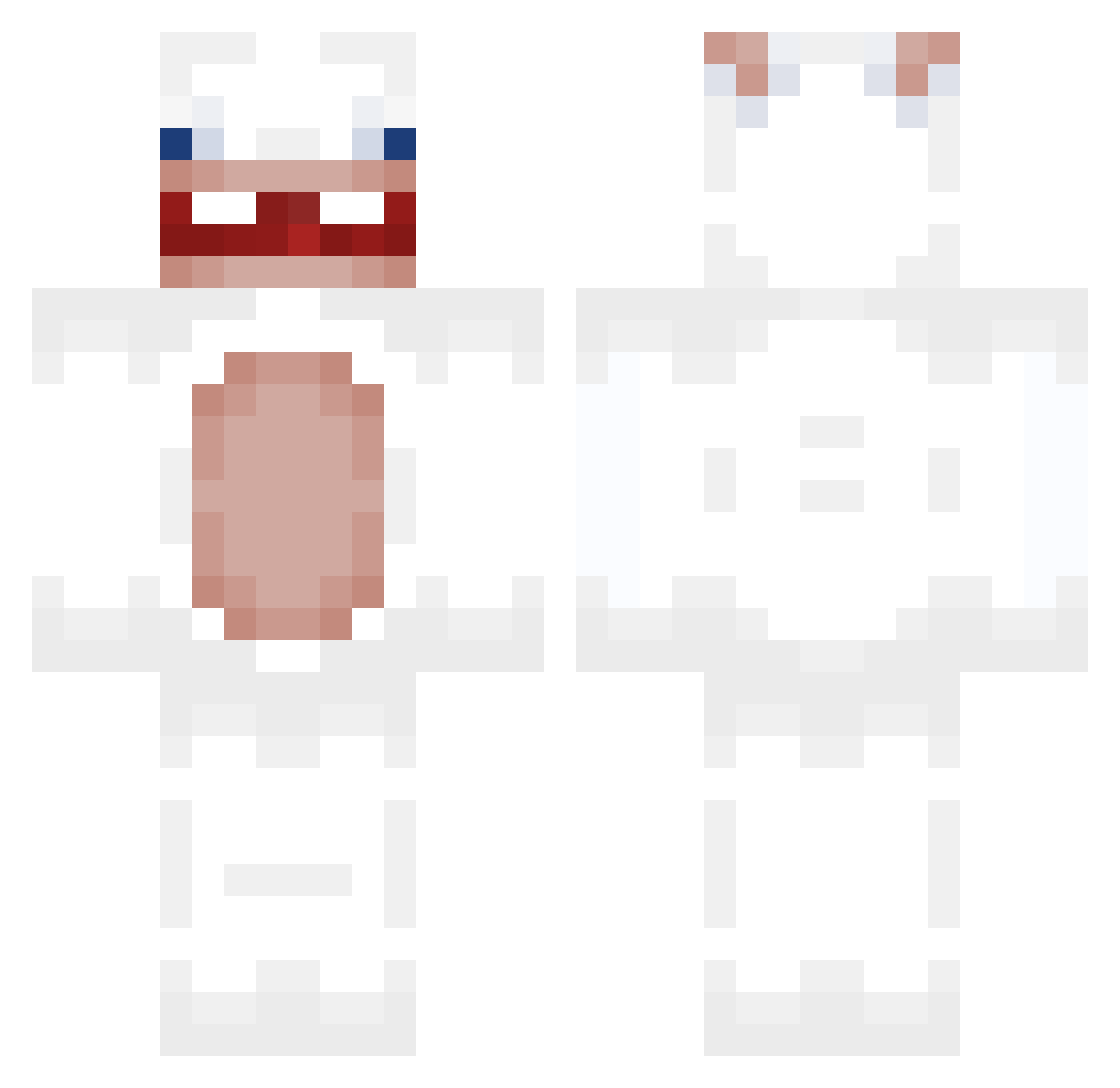 nicole_cen Minecraft skin, front and back view