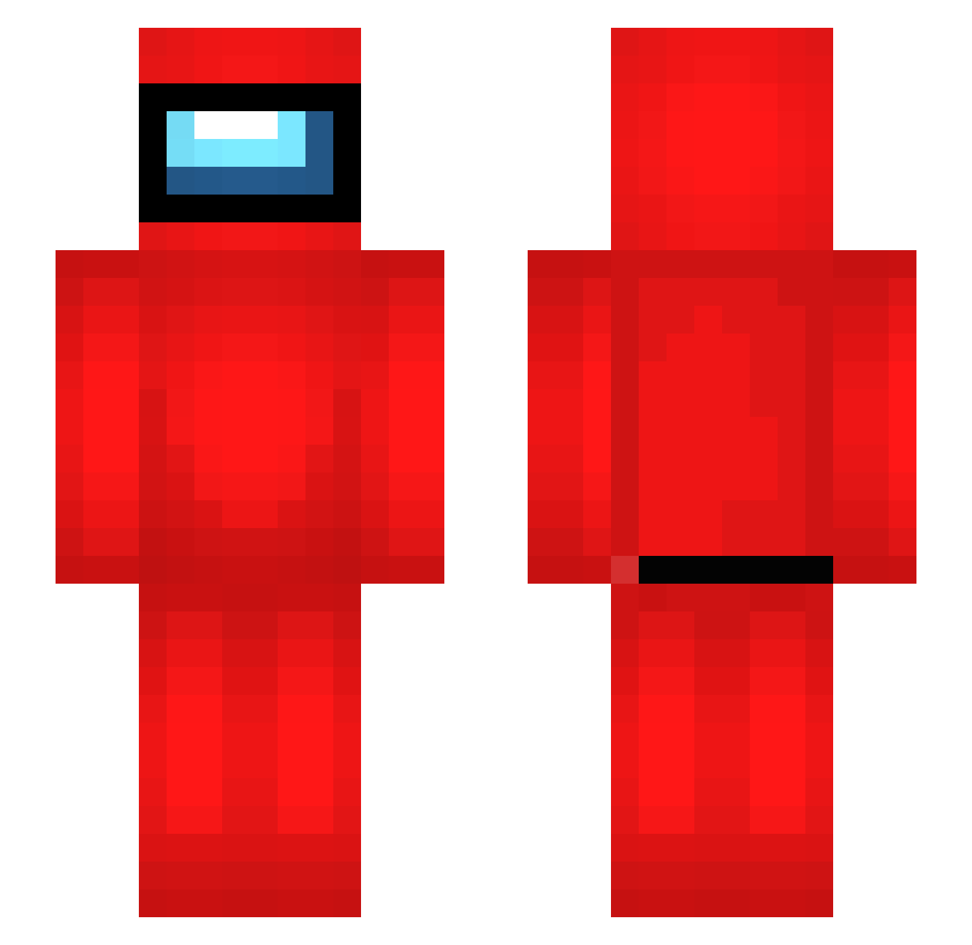 susboi420 Minecraft skin, front and back view