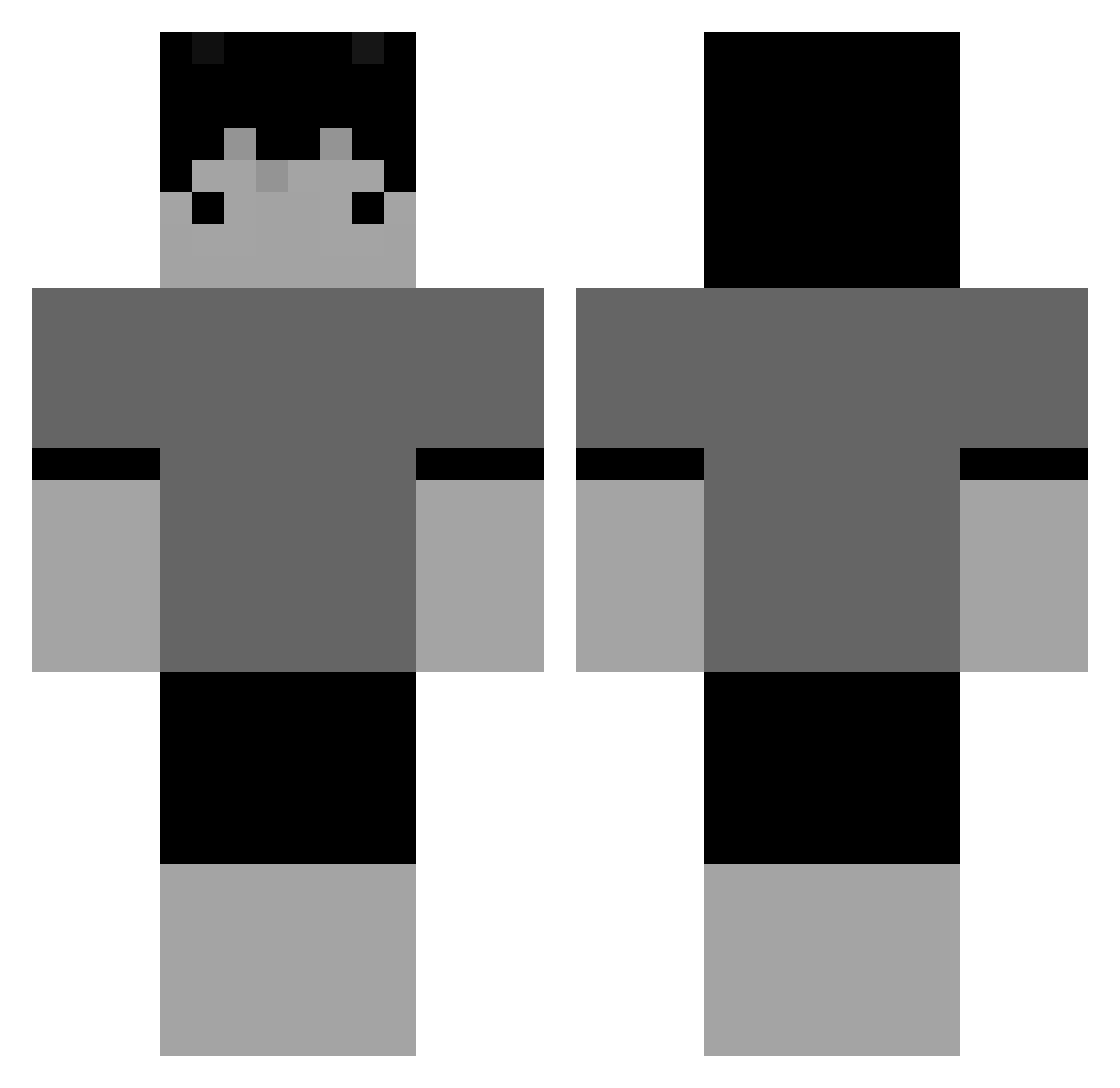 r0kx_ Minecraft skin, front and back view