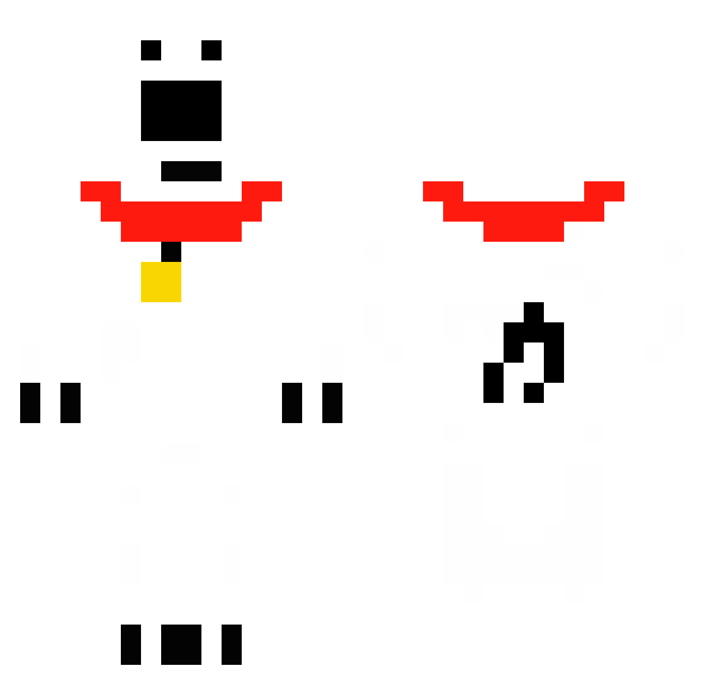 Gokturk_man Minecraft skin, front and back view