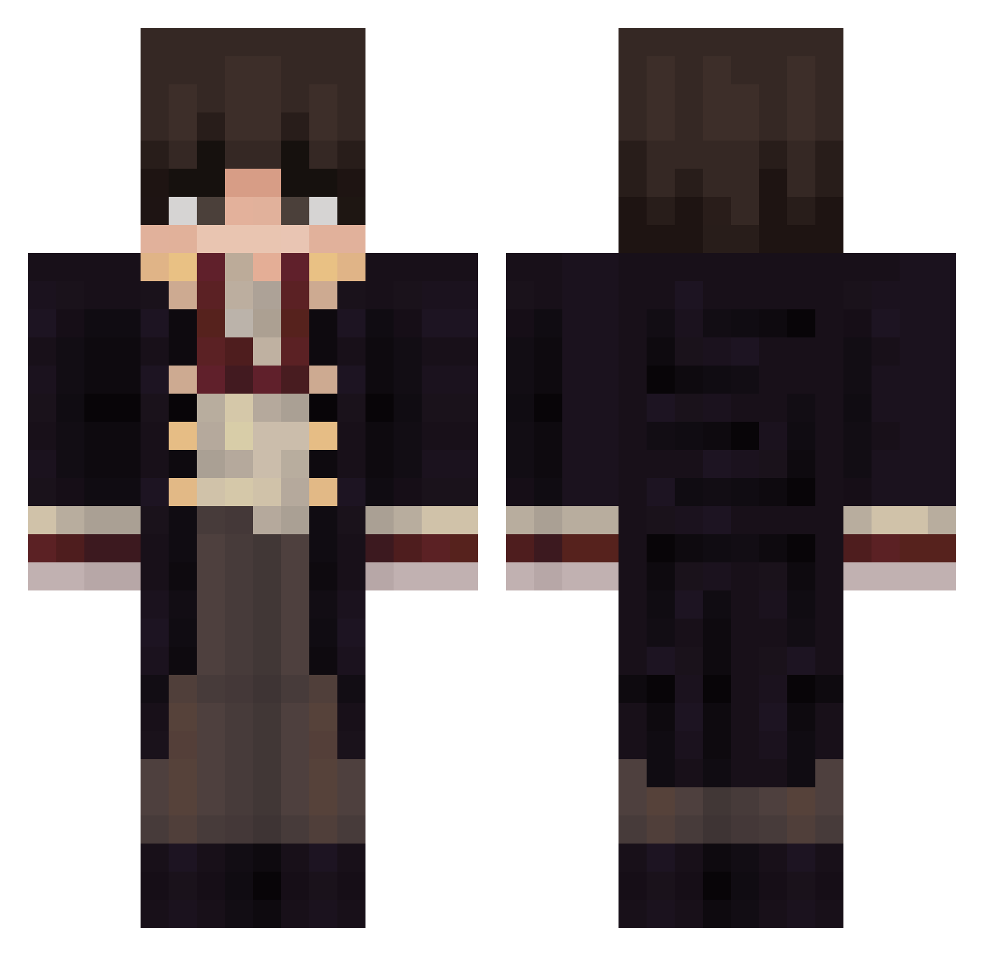 byalmeidinha Minecraft skin, front and back view