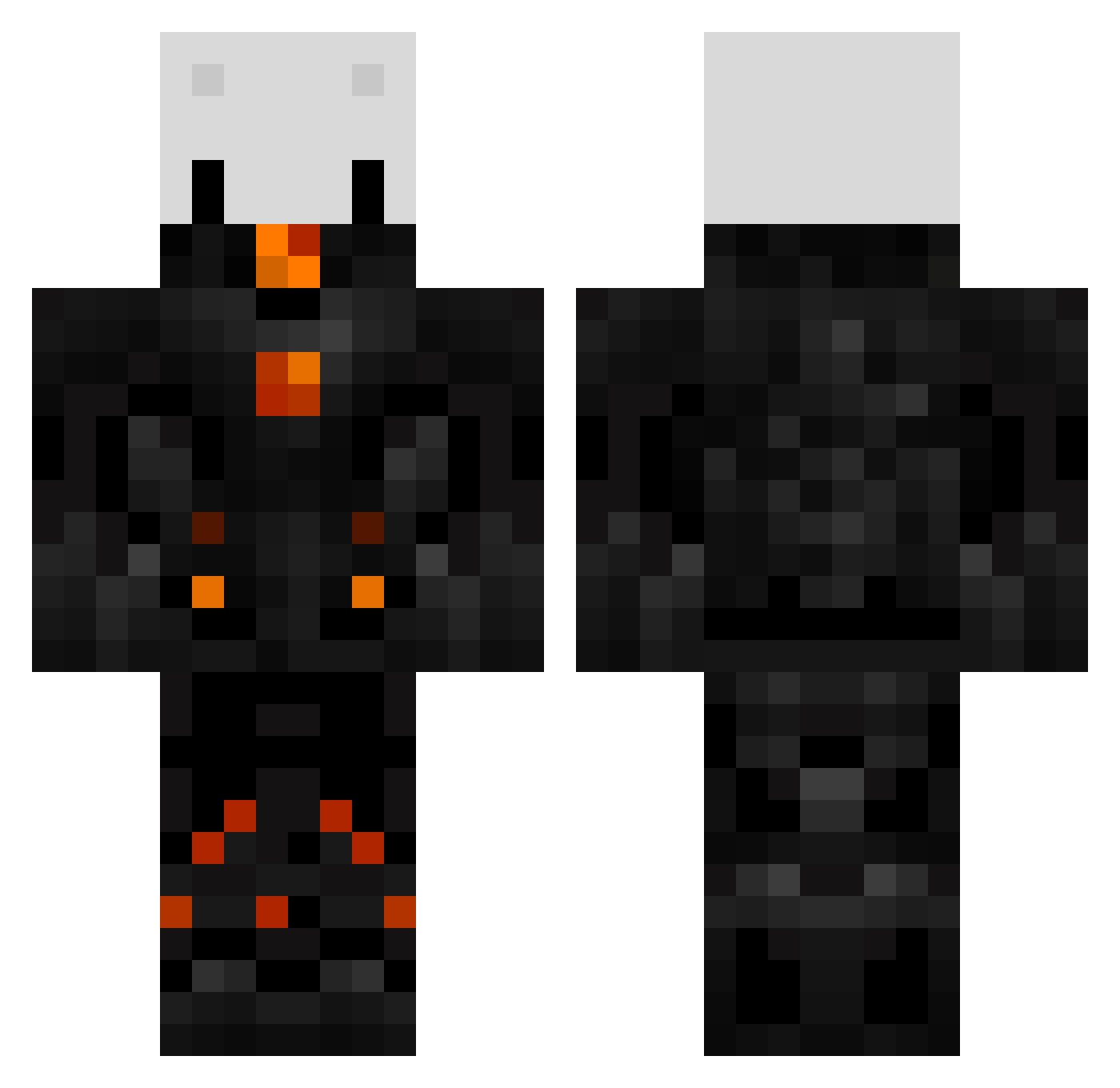 lukee123321 Minecraft skin, front and back view