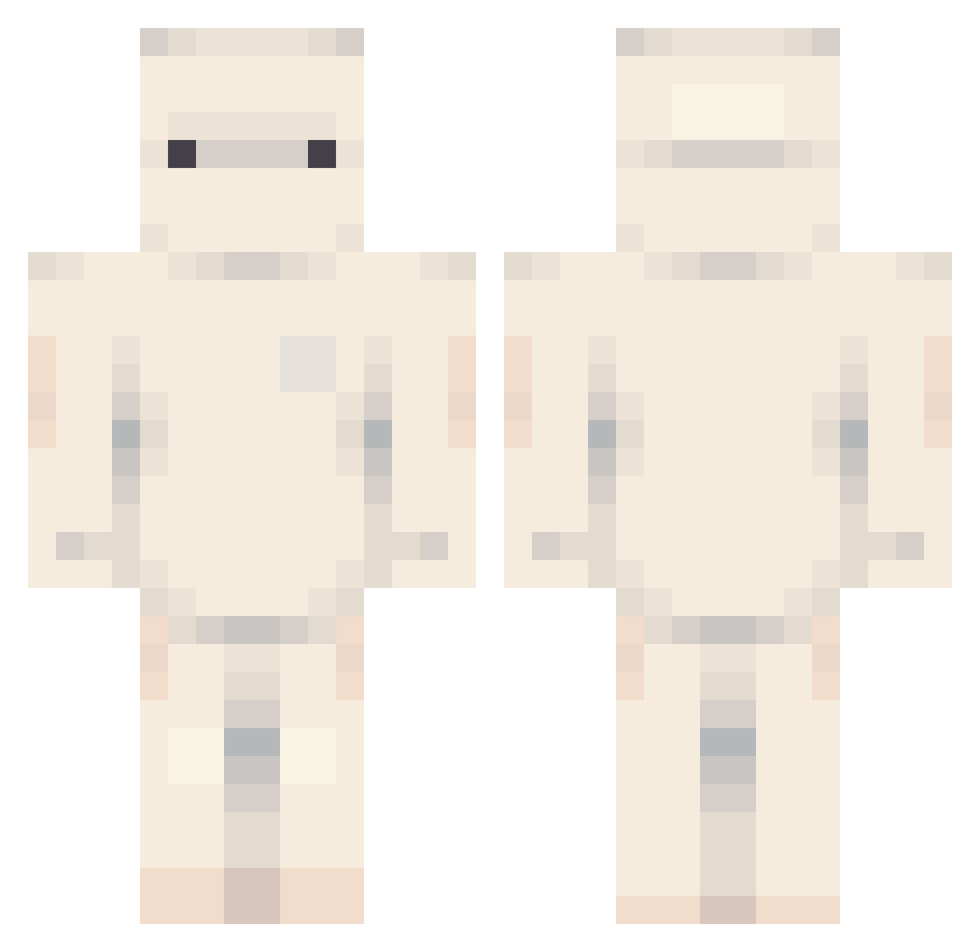 nicholas1002 Minecraft skin, front and back view