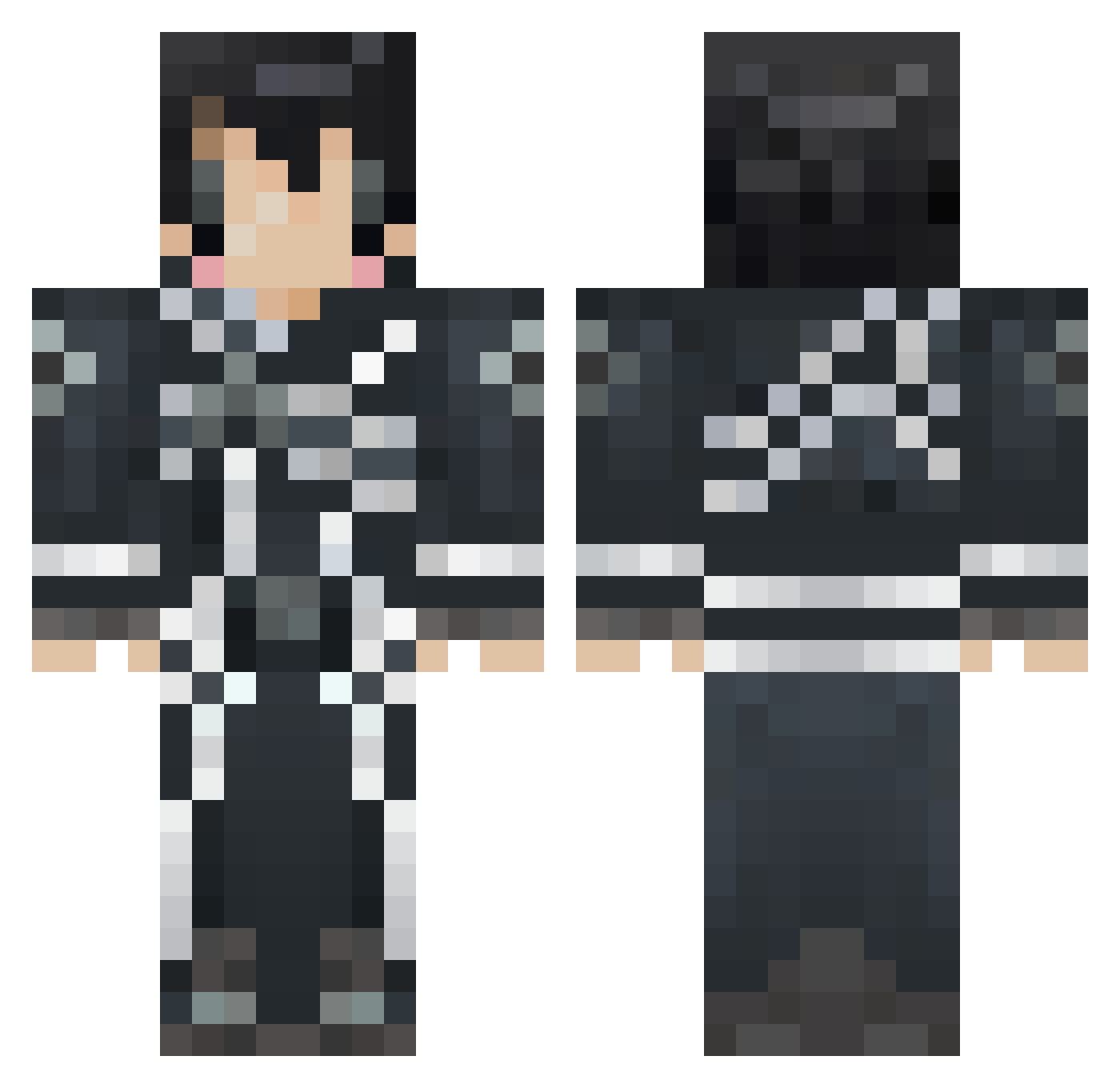Emily941213 Minecraft skin, front and back view