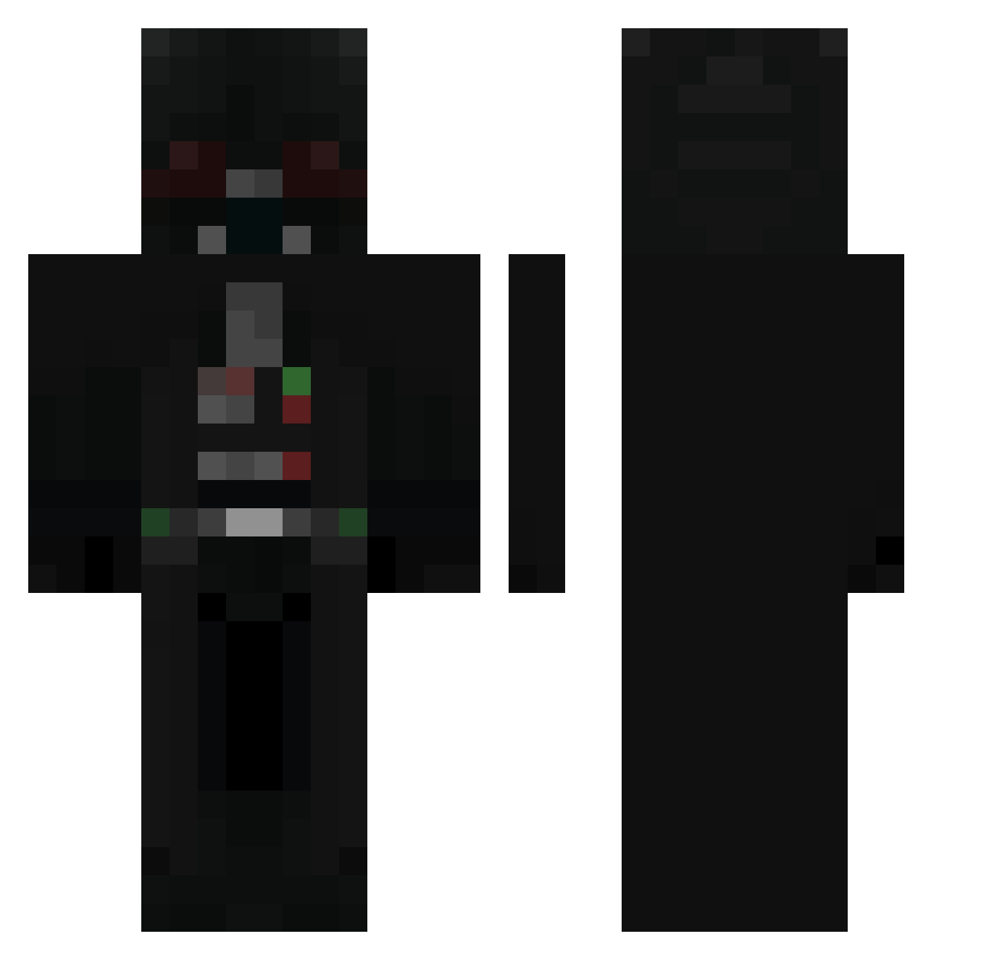 Andrija1511 Minecraft skin, front and back view