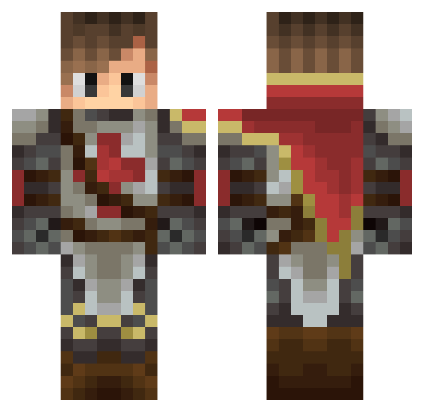 Sleepy__tv Minecraft skin, front and back view