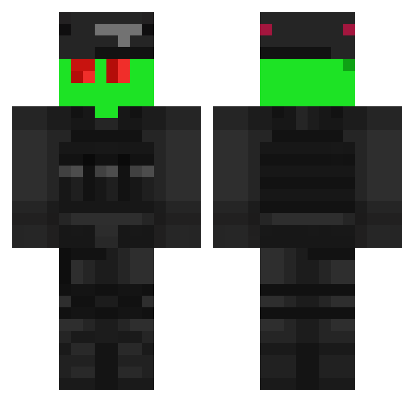 ConsuZZ9PZA Minecraft skin, front and back view