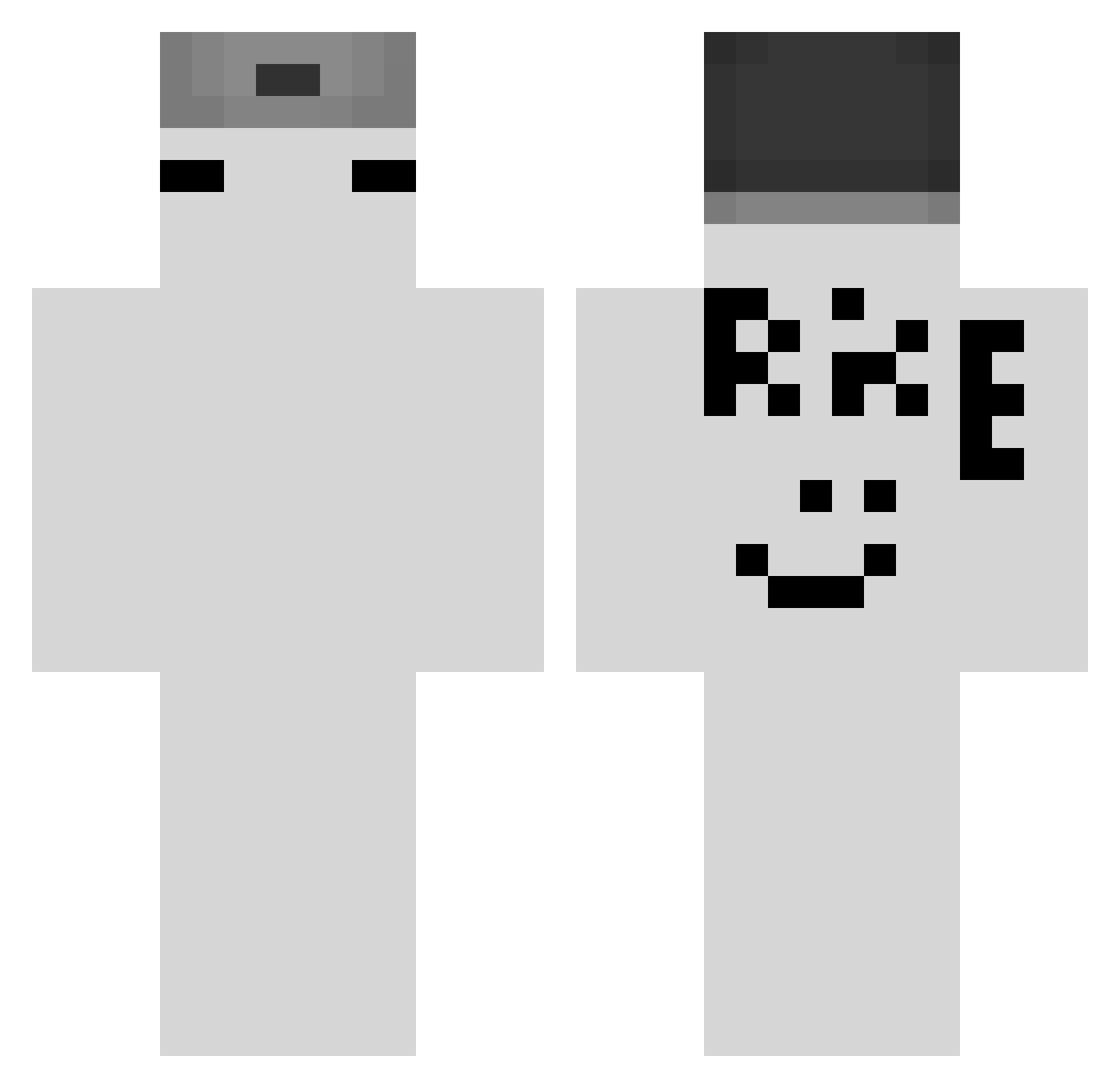 ricegaming51 Minecraft skin, front and back view