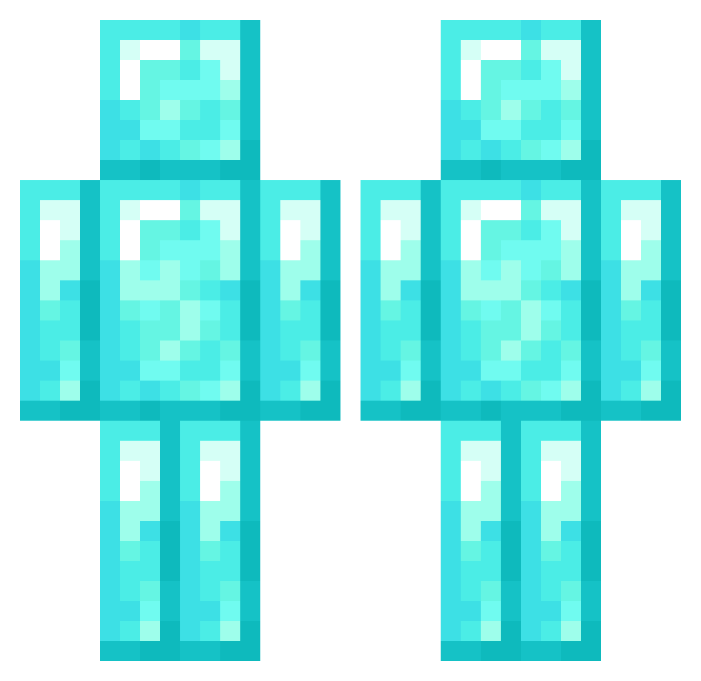 SOULSAND7 Minecraft skin, front and back view