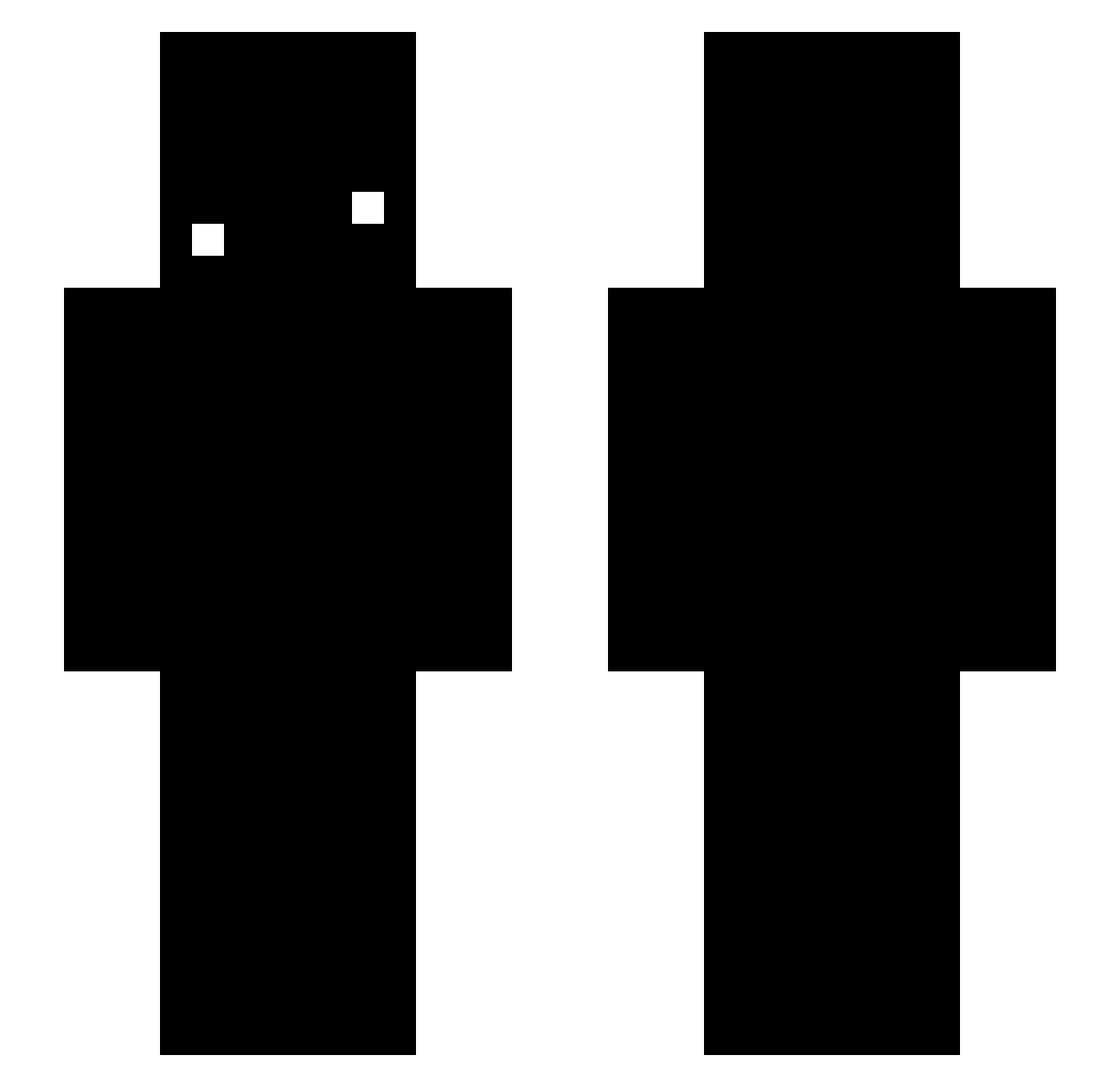 jinmo4857 Minecraft skin, front and back view