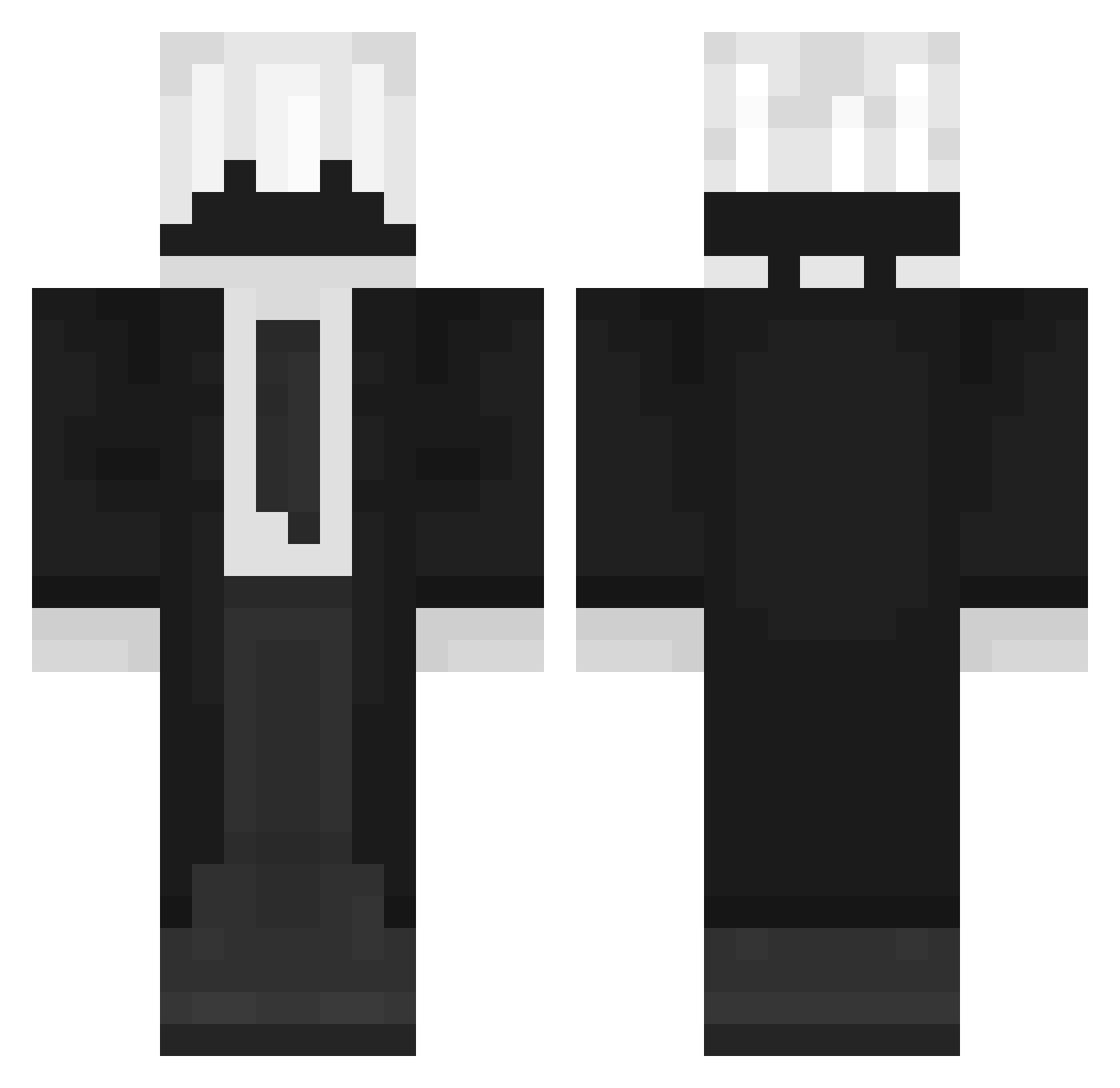 MaximusOriin Minecraft skin, front and back view