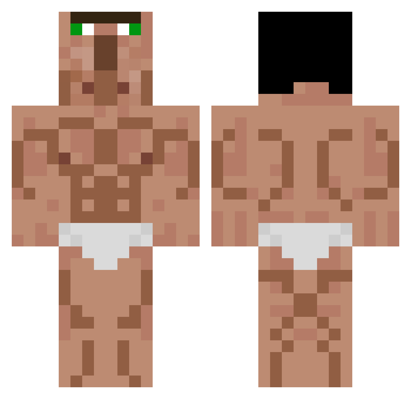 Lord_Gartenstuhl Minecraft skin, front and back view