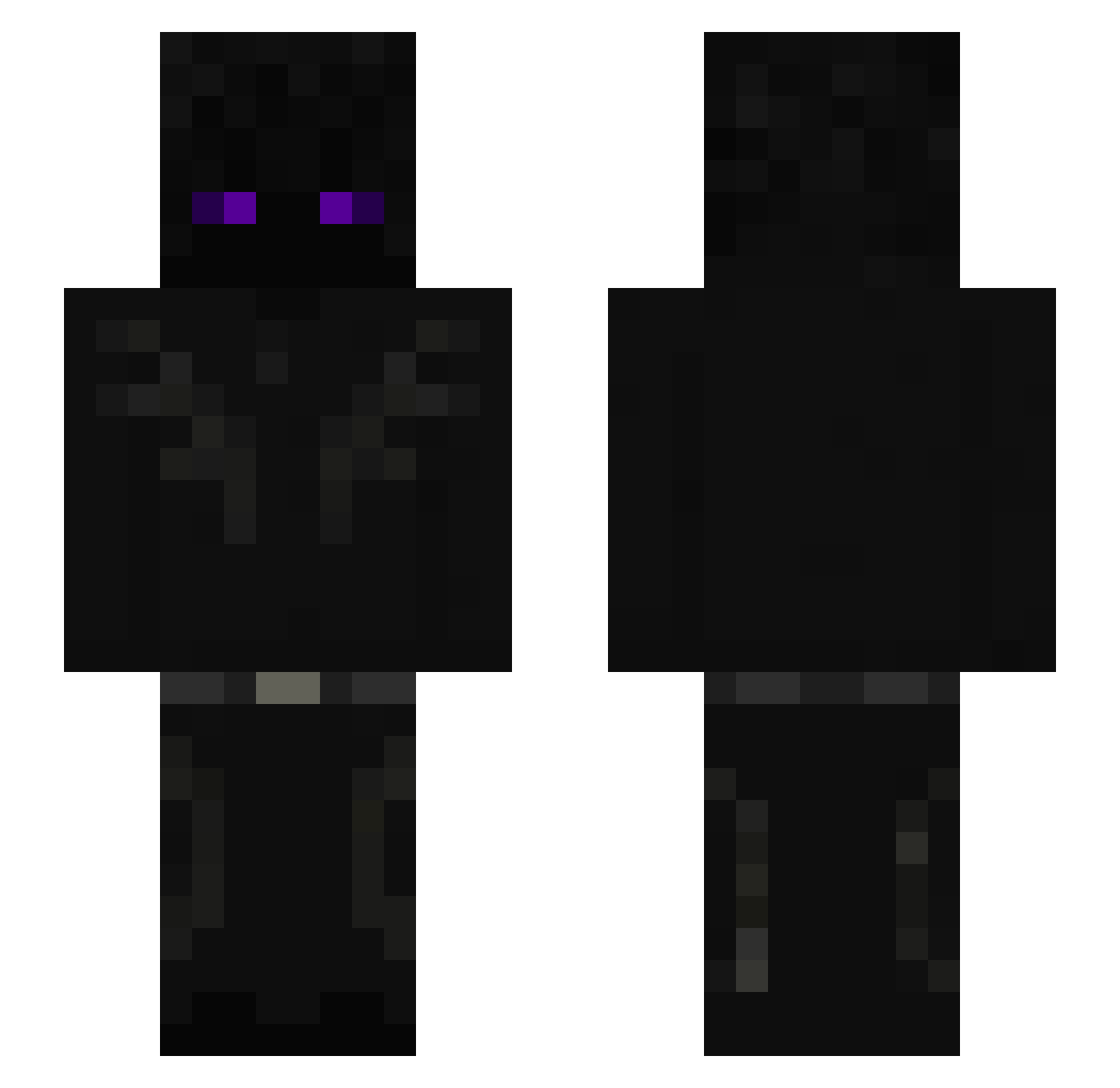 Varion7 Minecraft skin, front and back view