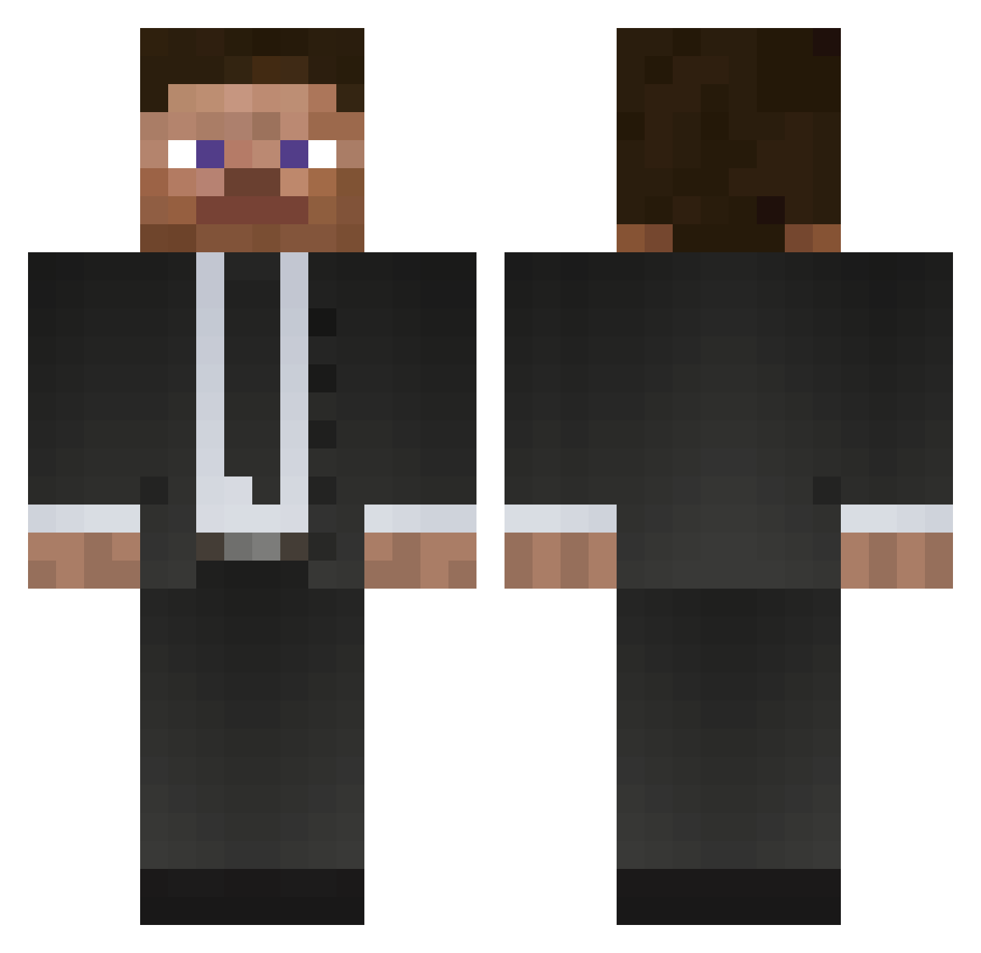 SimpleDuck42031 Minecraft skin, front and back view