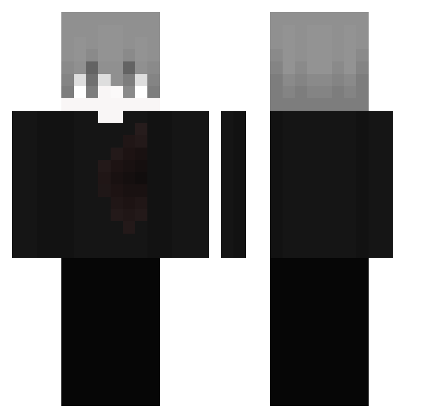 T_T0xic Minecraft skin, front and back view