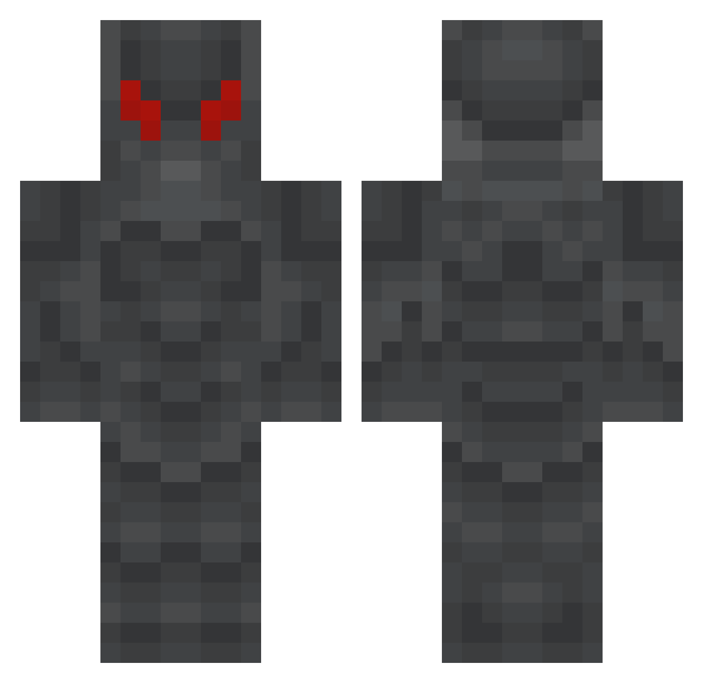 tablego Minecraft skin, front and back view