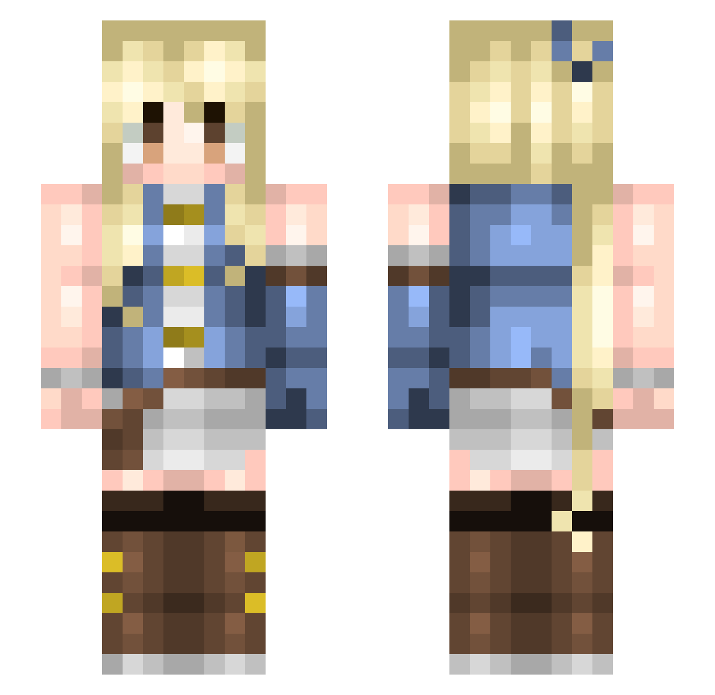 lily_ann Minecraft skin, front and back view