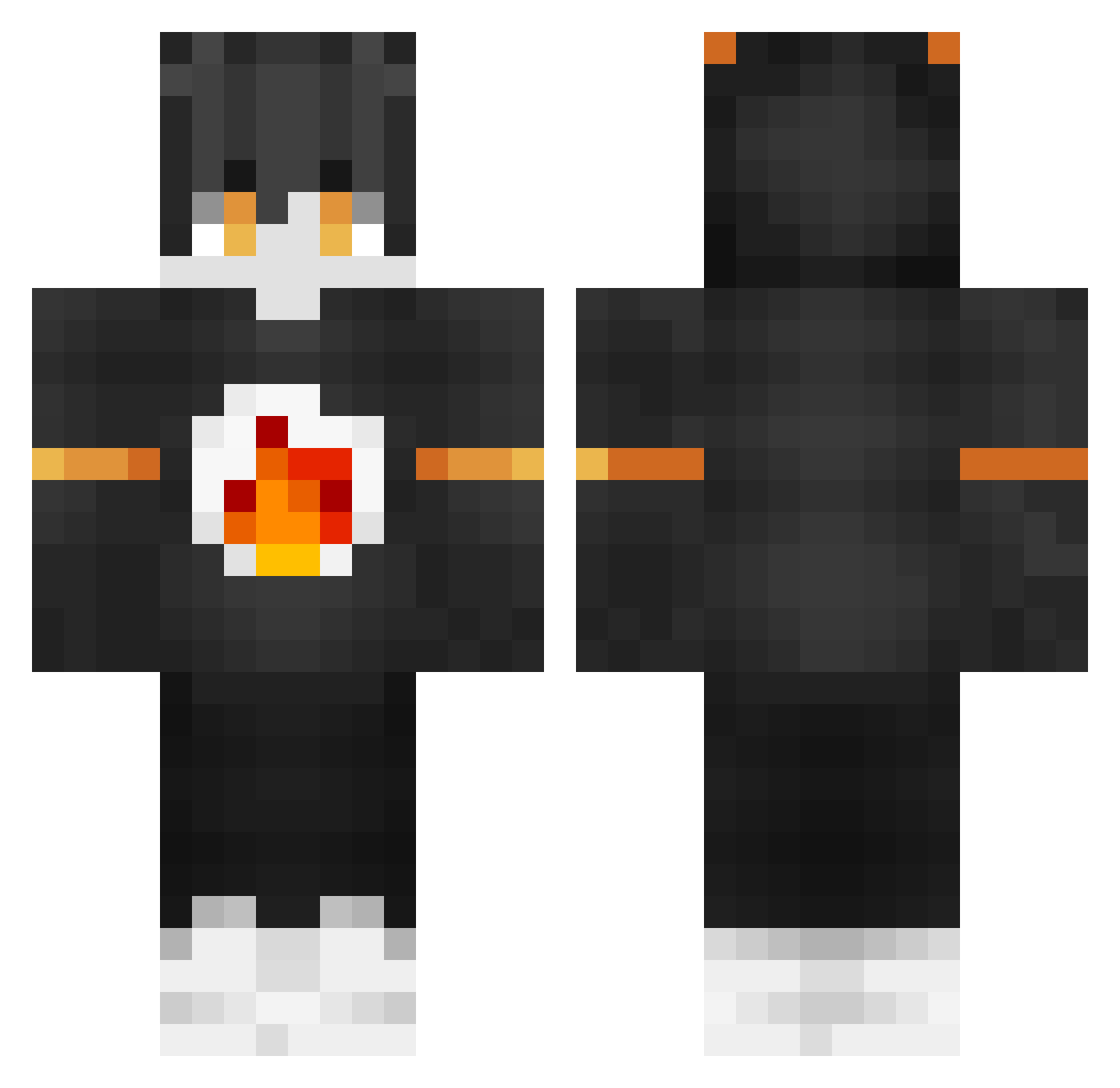 Stephers1213 Minecraft skin, front and back view