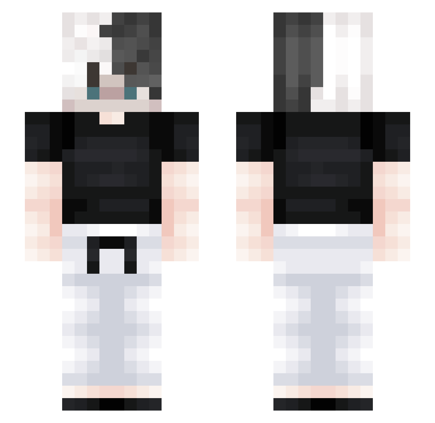 TheDry_ Minecraft skin, front and back view