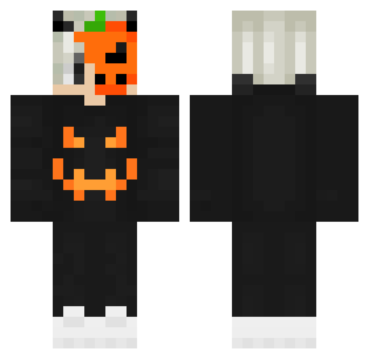 Random_Fridge Minecraft skin, front and back view